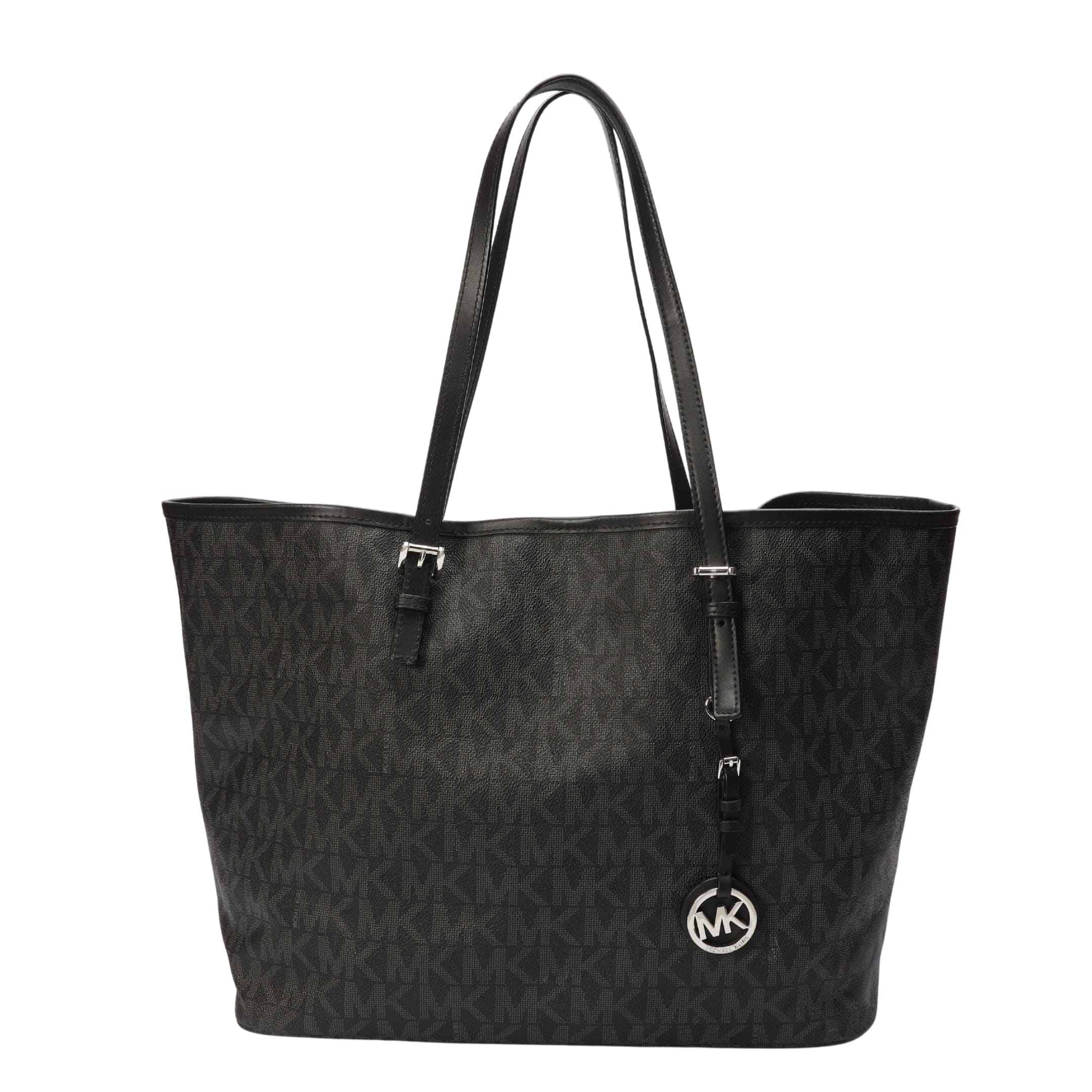 Michael Kors Black Jet Set Logo Tote