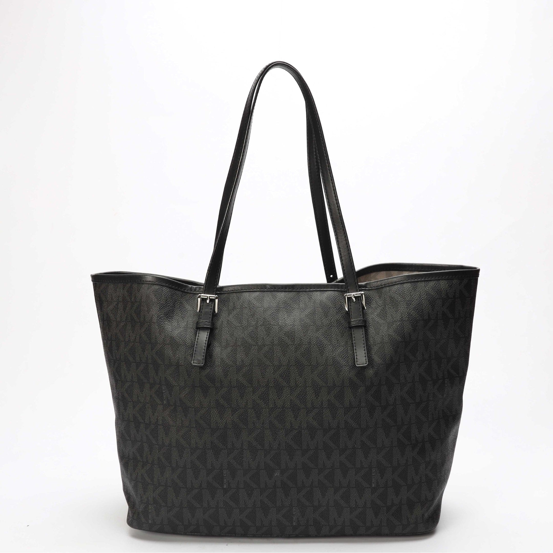 Michael Kors Black Jet Set Logo Tote