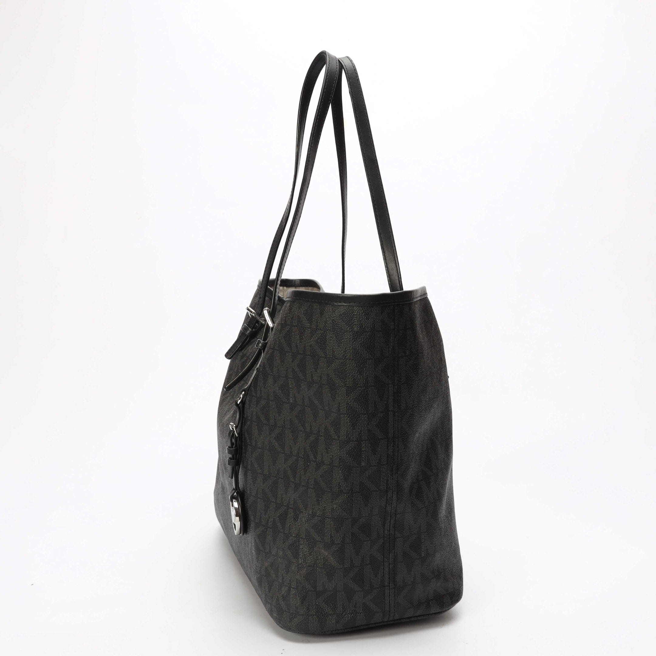 Michael Kors Black Jet Set Logo Tote