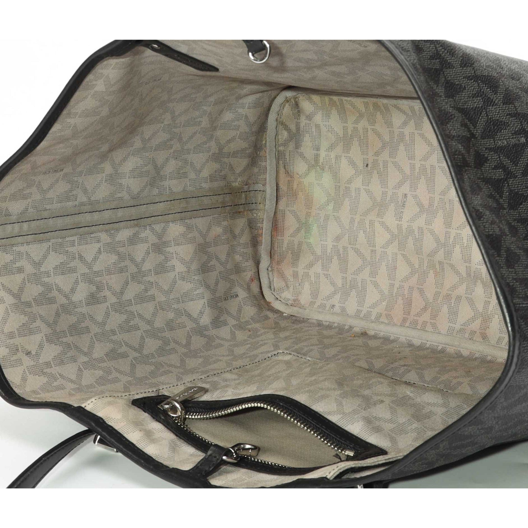 Michael Kors Black Jet Set Logo Tote