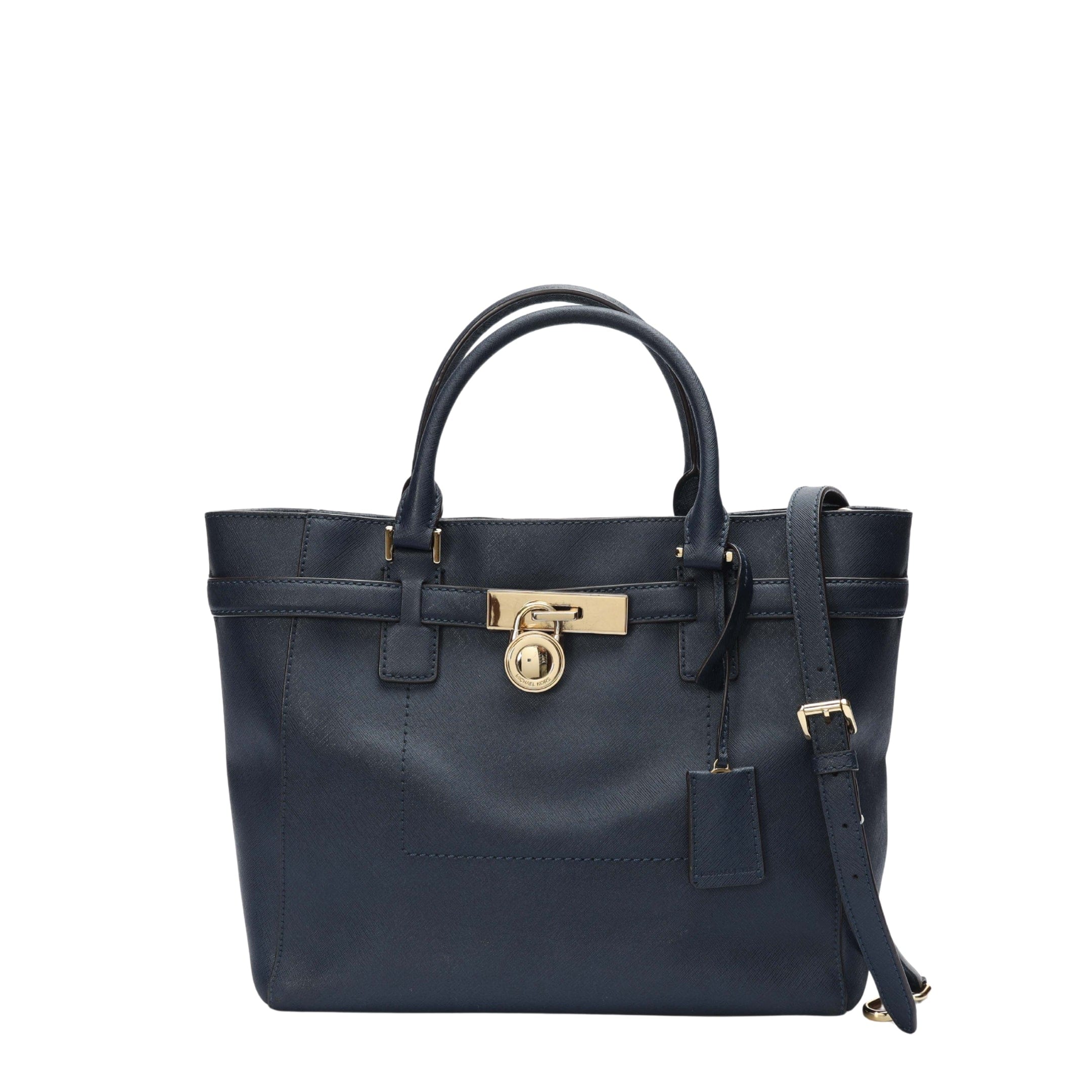 Michael Kors Modern Hamilton Navy Tote