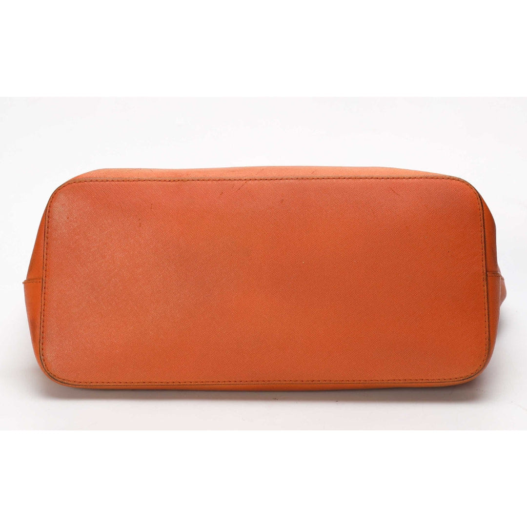 Michael Kors Orange Jet Set Chain Tote Bag
