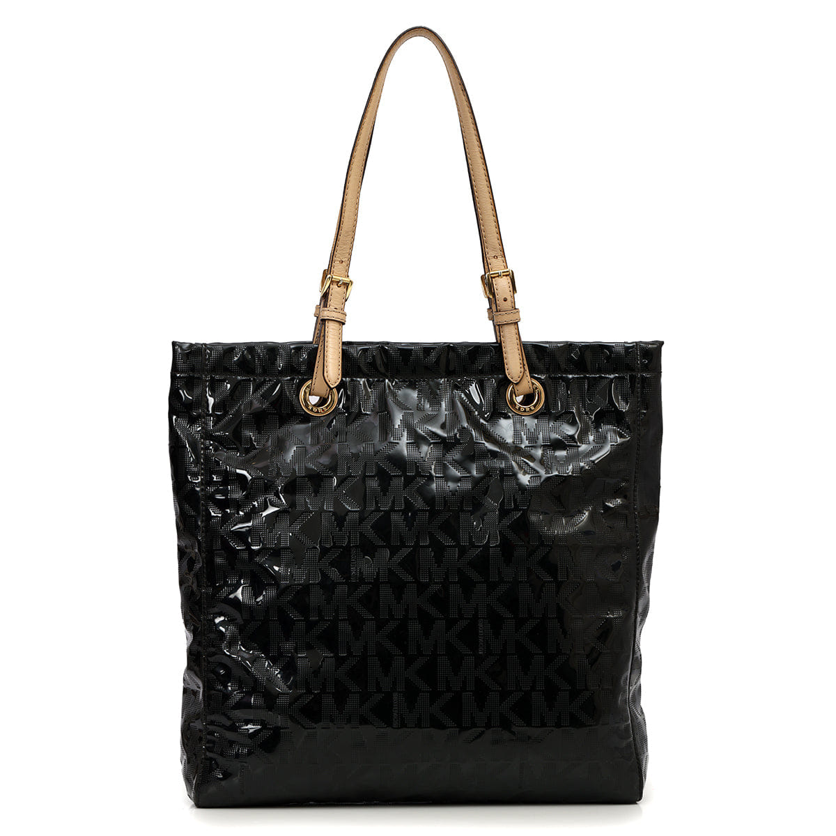 Michael Kors Patent Leather Jet Set Tote One Size