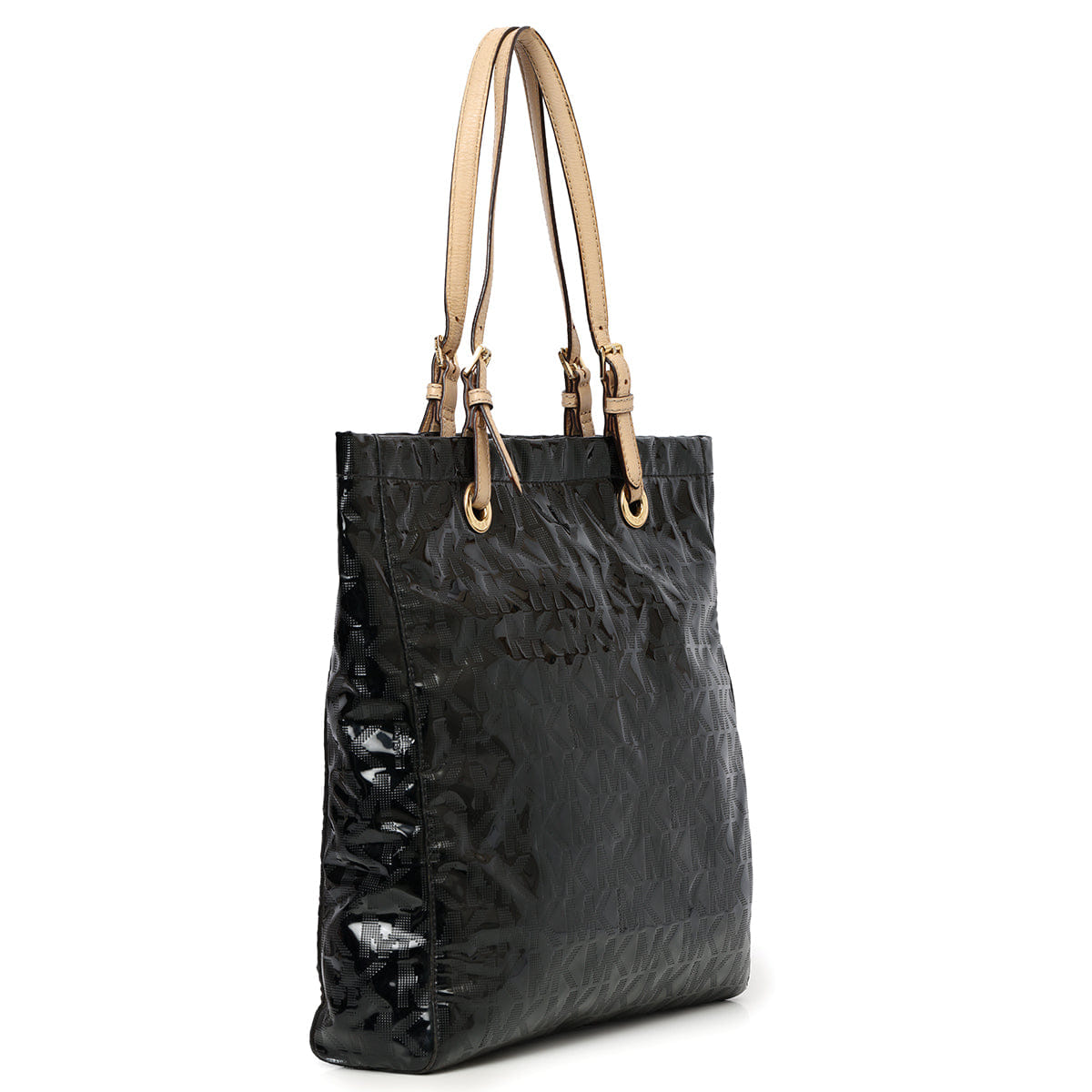Michael Kors Patent Leather Jet Set Tote One Size