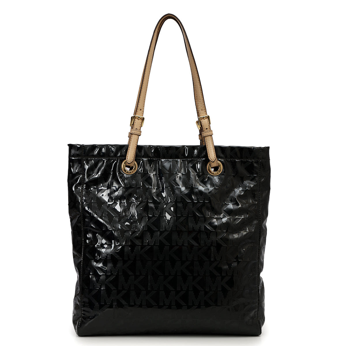 Michael Kors Patent Leather Jet Set Tote One Size