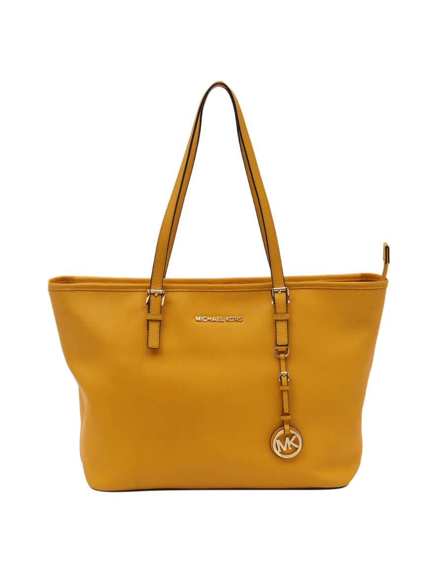 Michael Kors Yellow Jet Set Tote Bag