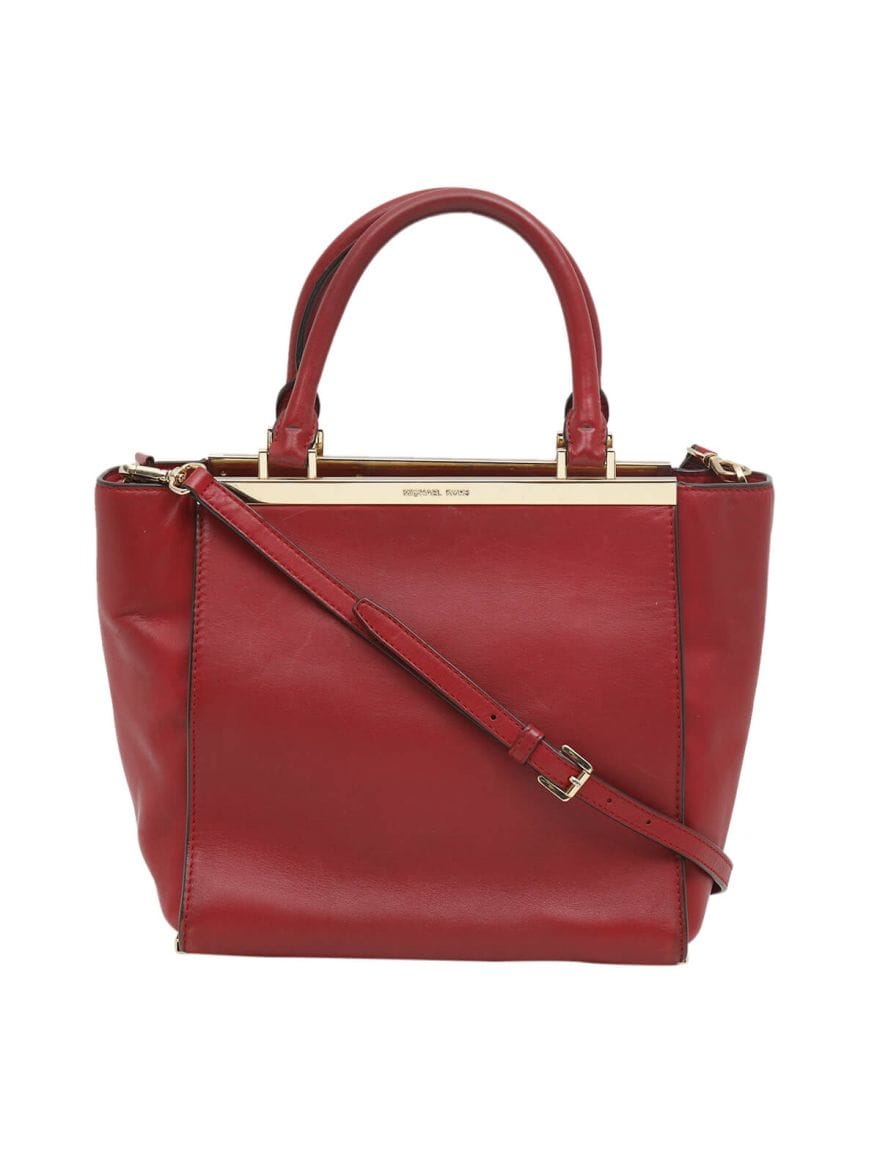 Michael Kors Lana Red Tote Bag