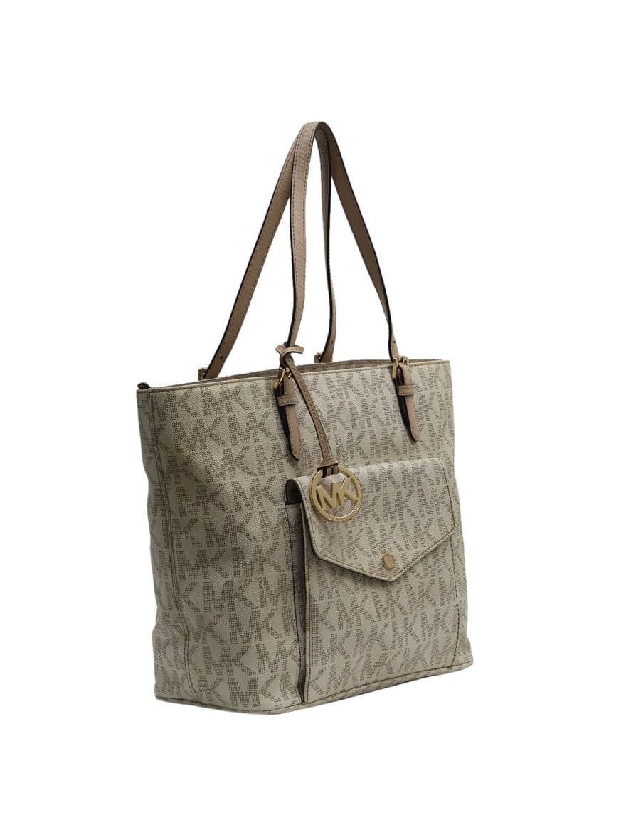 Michael Kors MK Jet Set Large Pocket Tote Bag