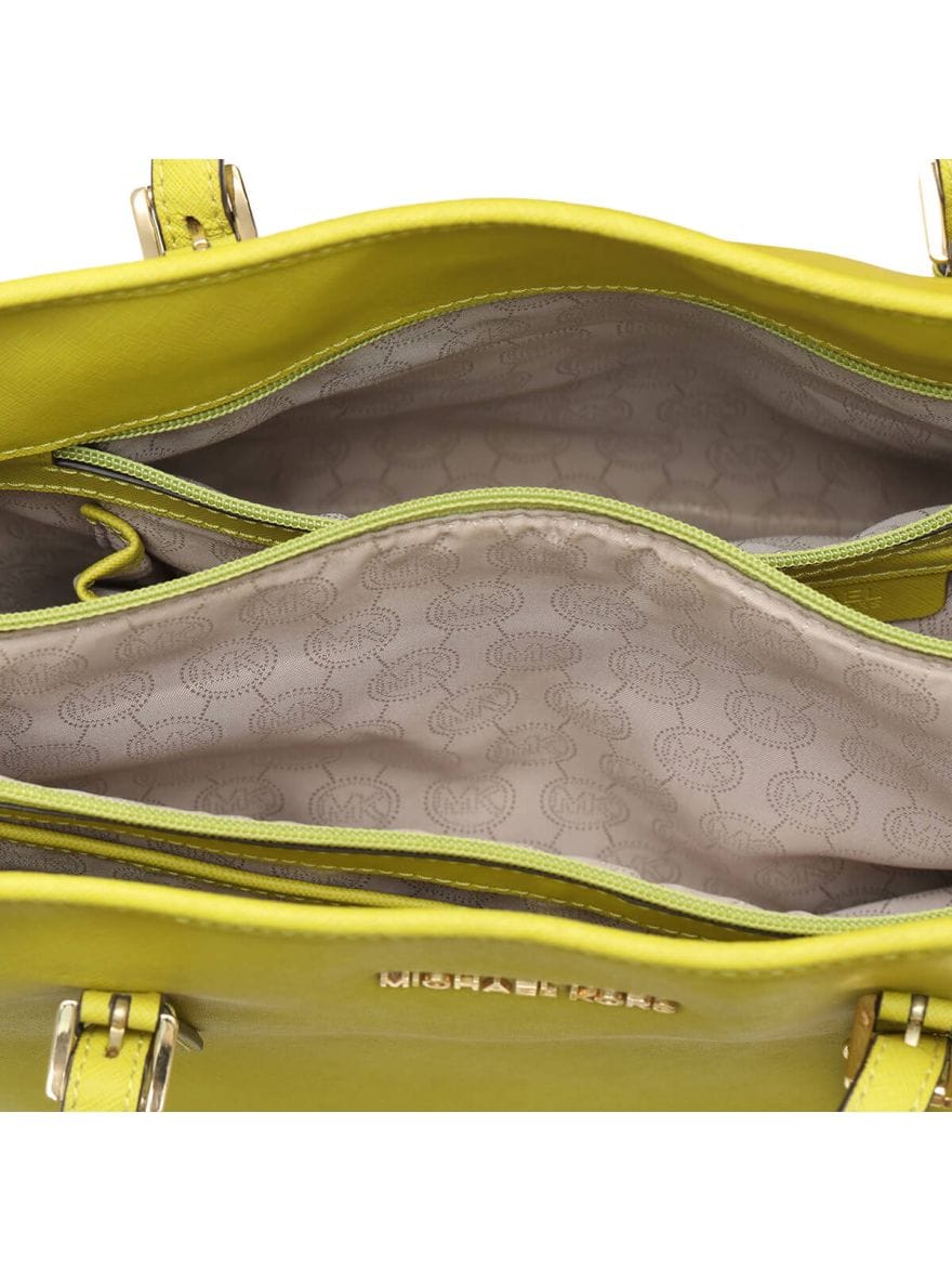 Michael Kors jet set tote bag in green