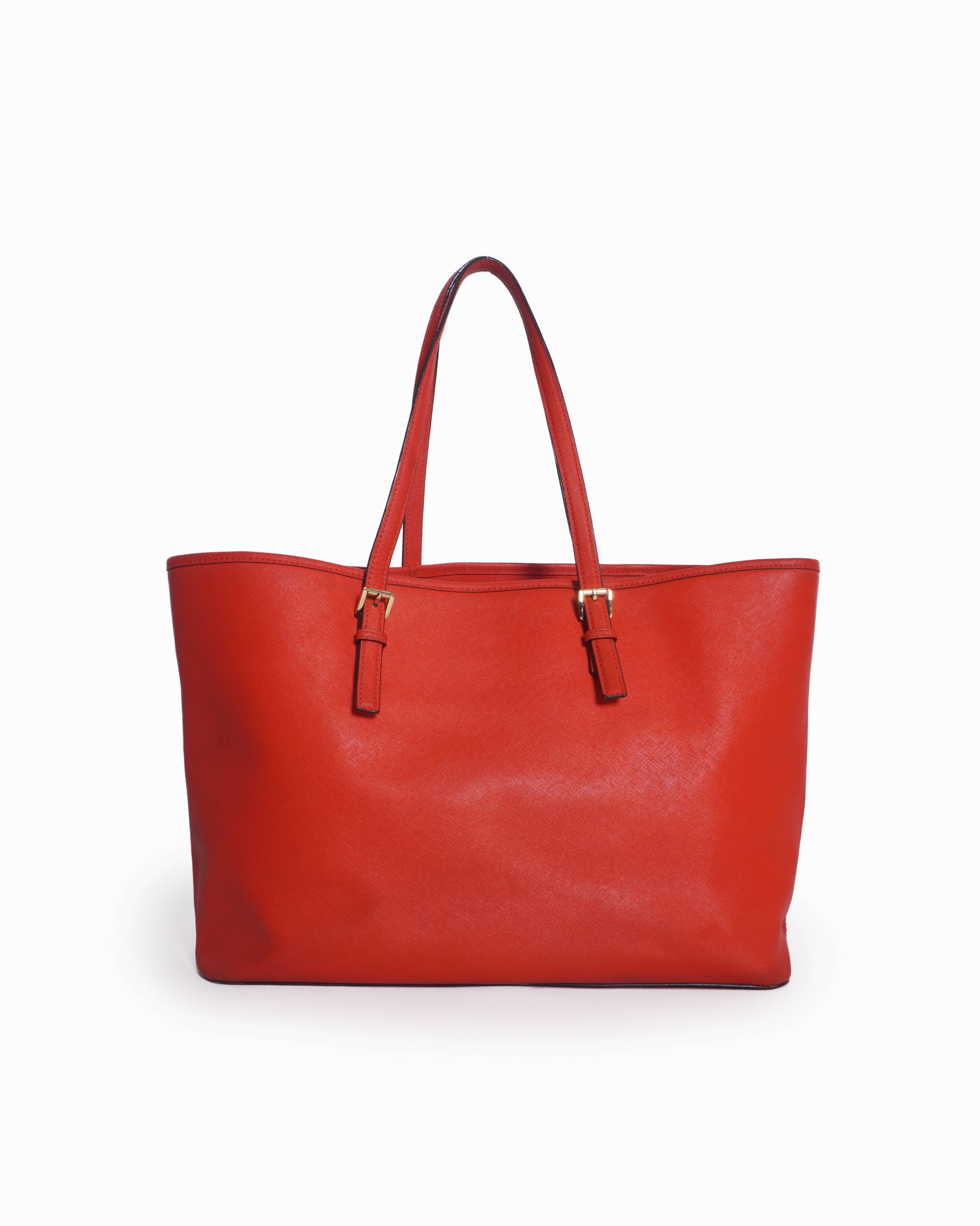 Michael Kors Jet Set Travel Saffiano Leather Tote Bag