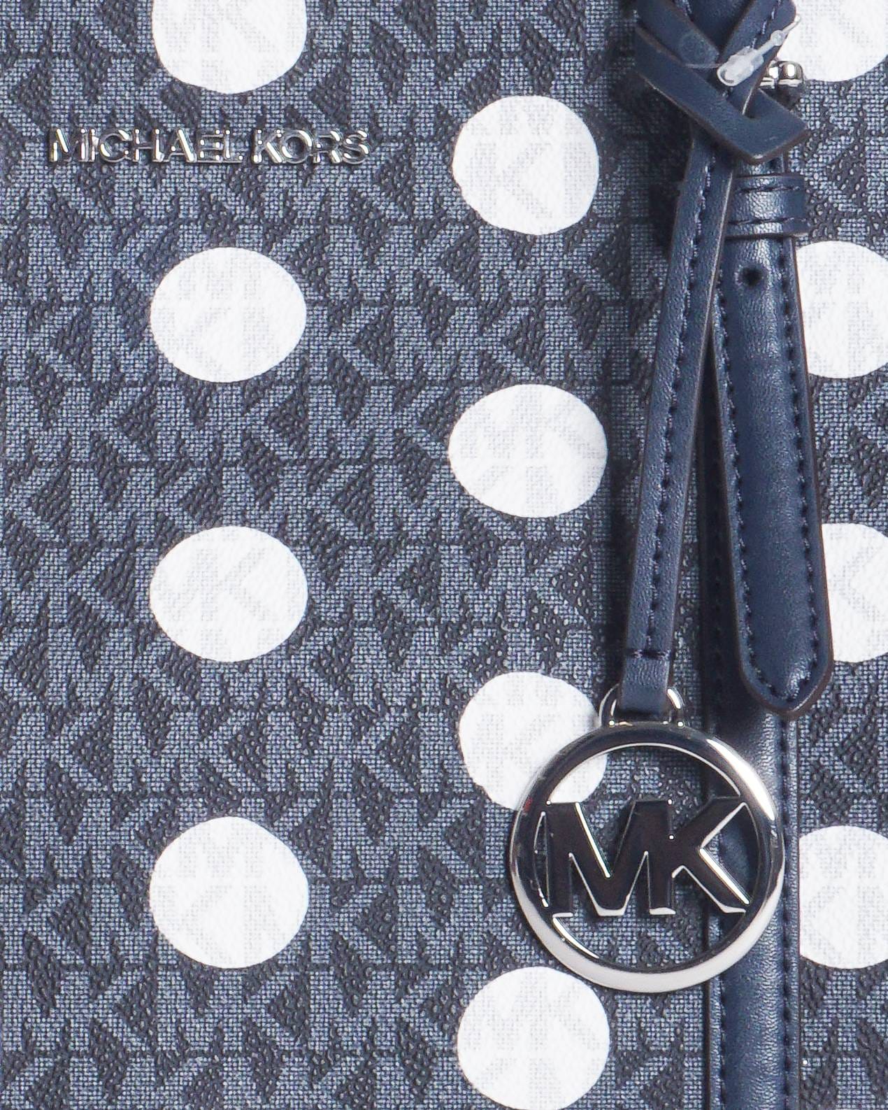 Michael Kors Jet Set Monogram Polka Dot Travel Tote