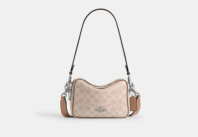 Coach Mini Carey Crossbody Bag In Signature Canvas