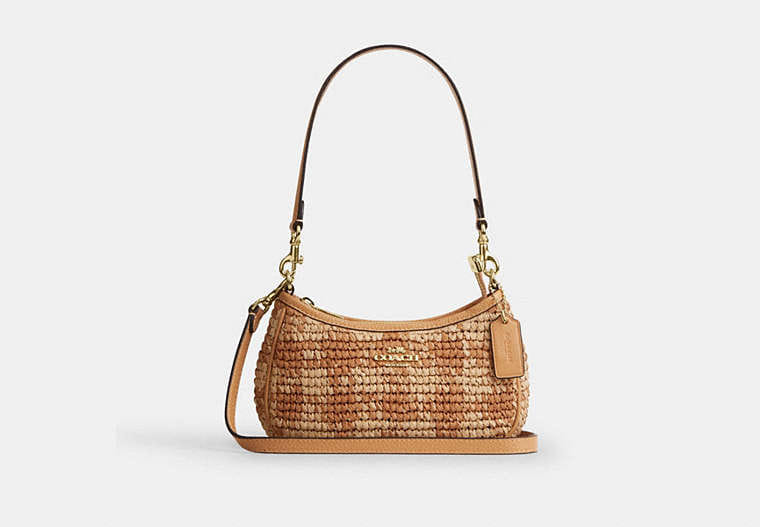 Coach Teri Mini Crossbody Bag With Gingham Print
