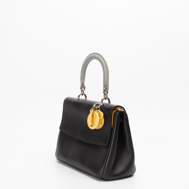 Dior Black Leather Medium Be Dior Flap Bag