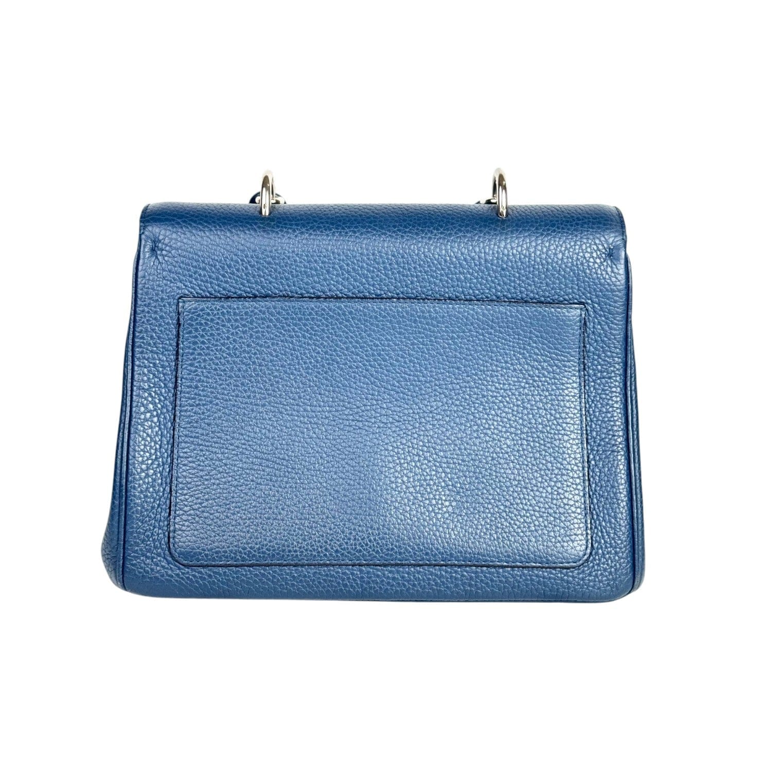 Dior Blue Leather Handle Bag