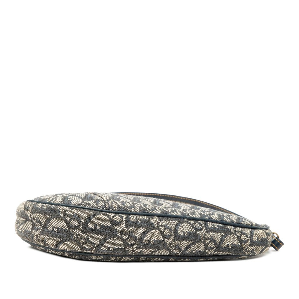Dior Mini Diorissimo Canvas Saddle Pochette