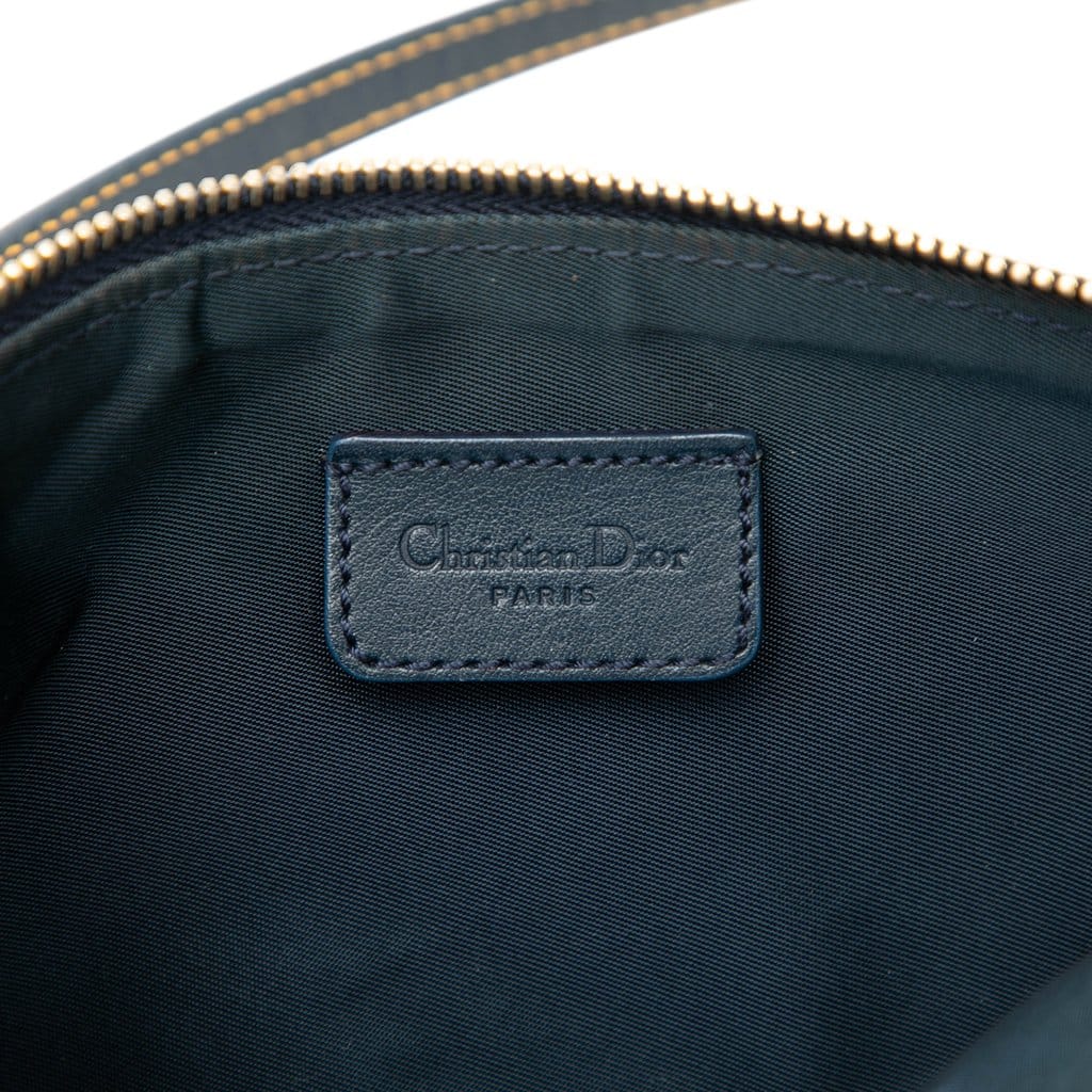 Dior Mini Diorissimo Canvas Saddle Pochette