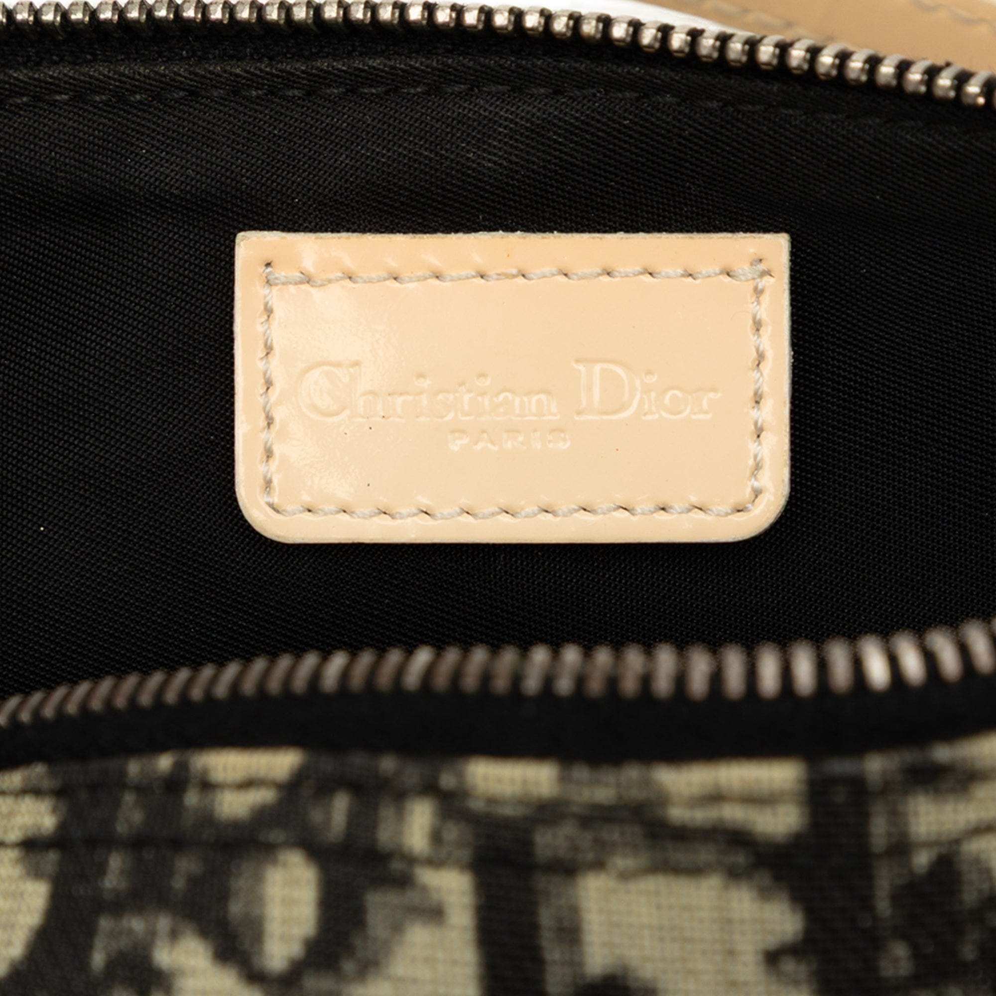 Dior Mini Diorissimo Coated Canvas Saddle Pochette