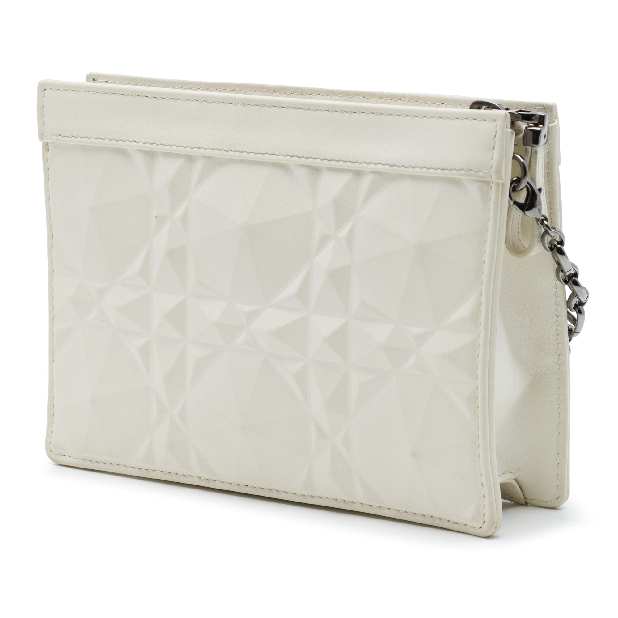 Dior Macrocannage Diamond Calfskin Caro Every Dior Pouch