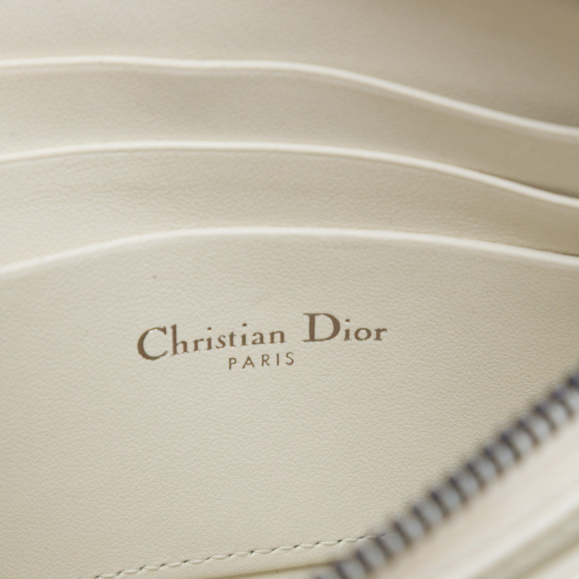 Dior Macrocannage Diamond Calfskin Caro Every Dior Pouch