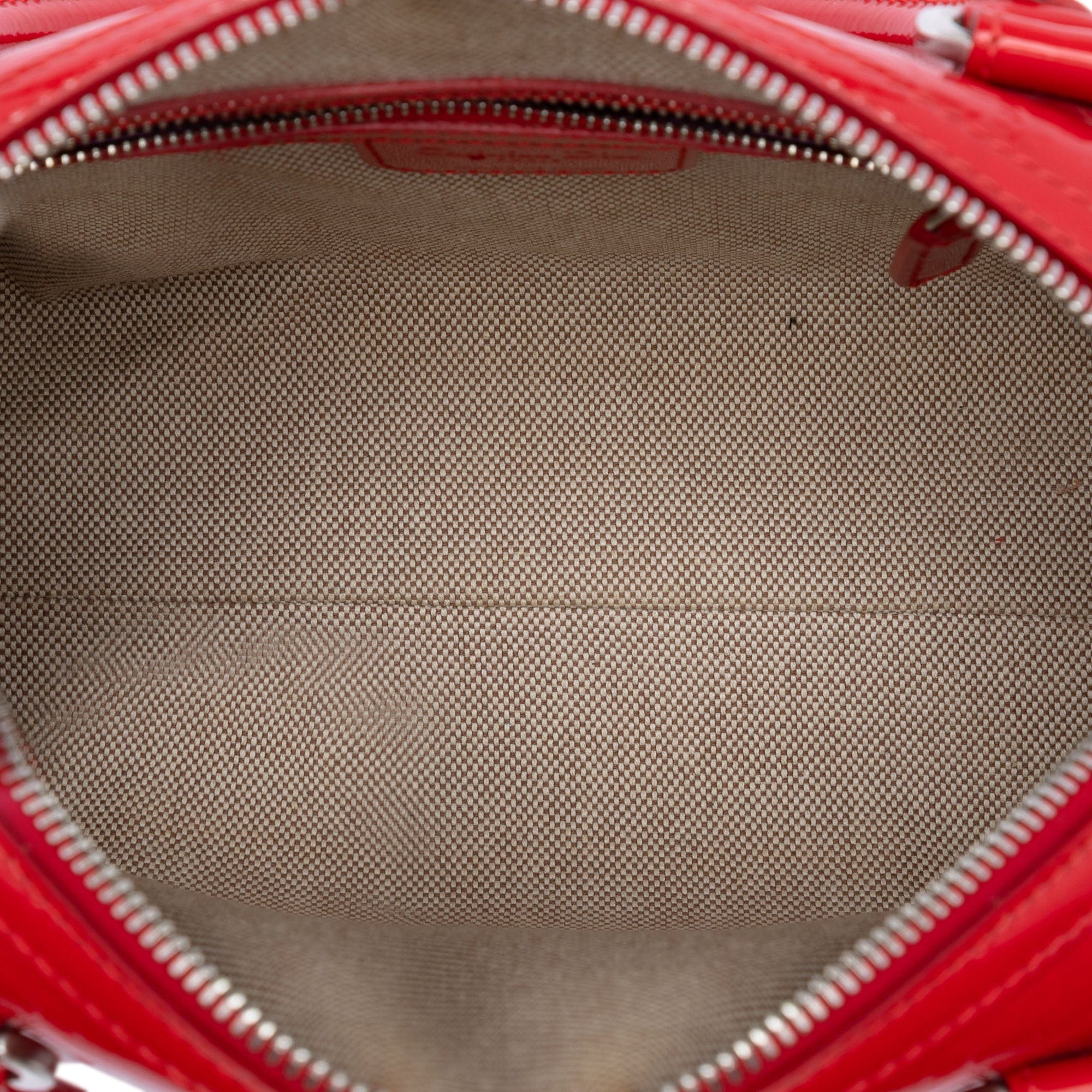 Dior Oblique Patent Boston Bag