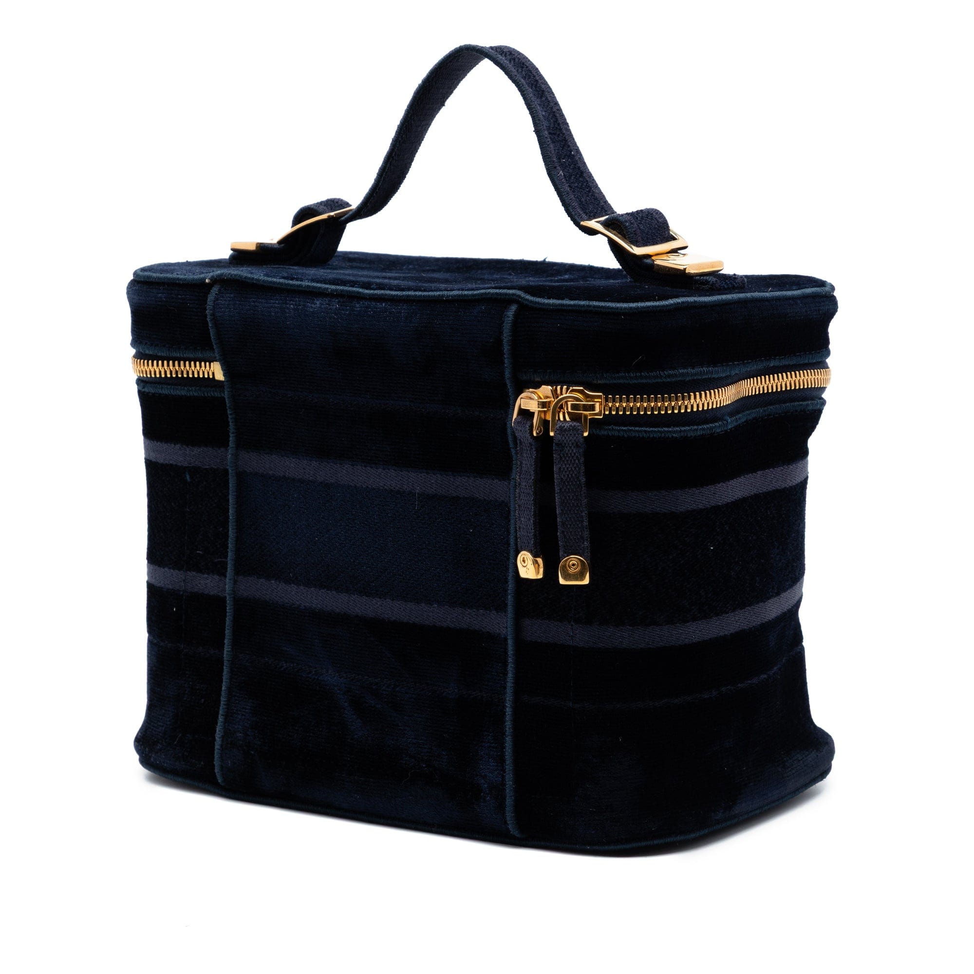 Dior Embroidered Velvet Diortravel Vanity Case