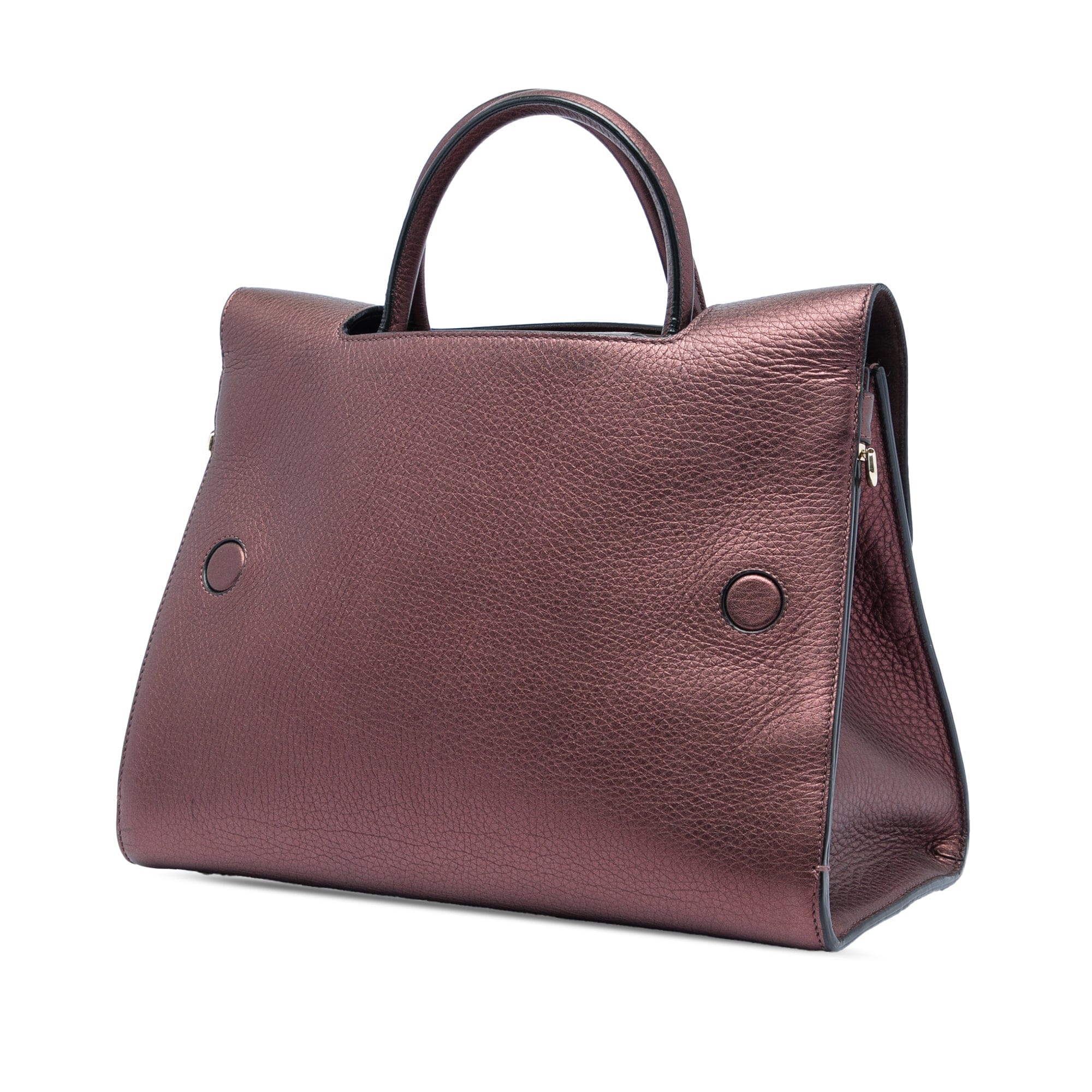 Dior Medium Metallic Grained Calfskin Diorever Satchel