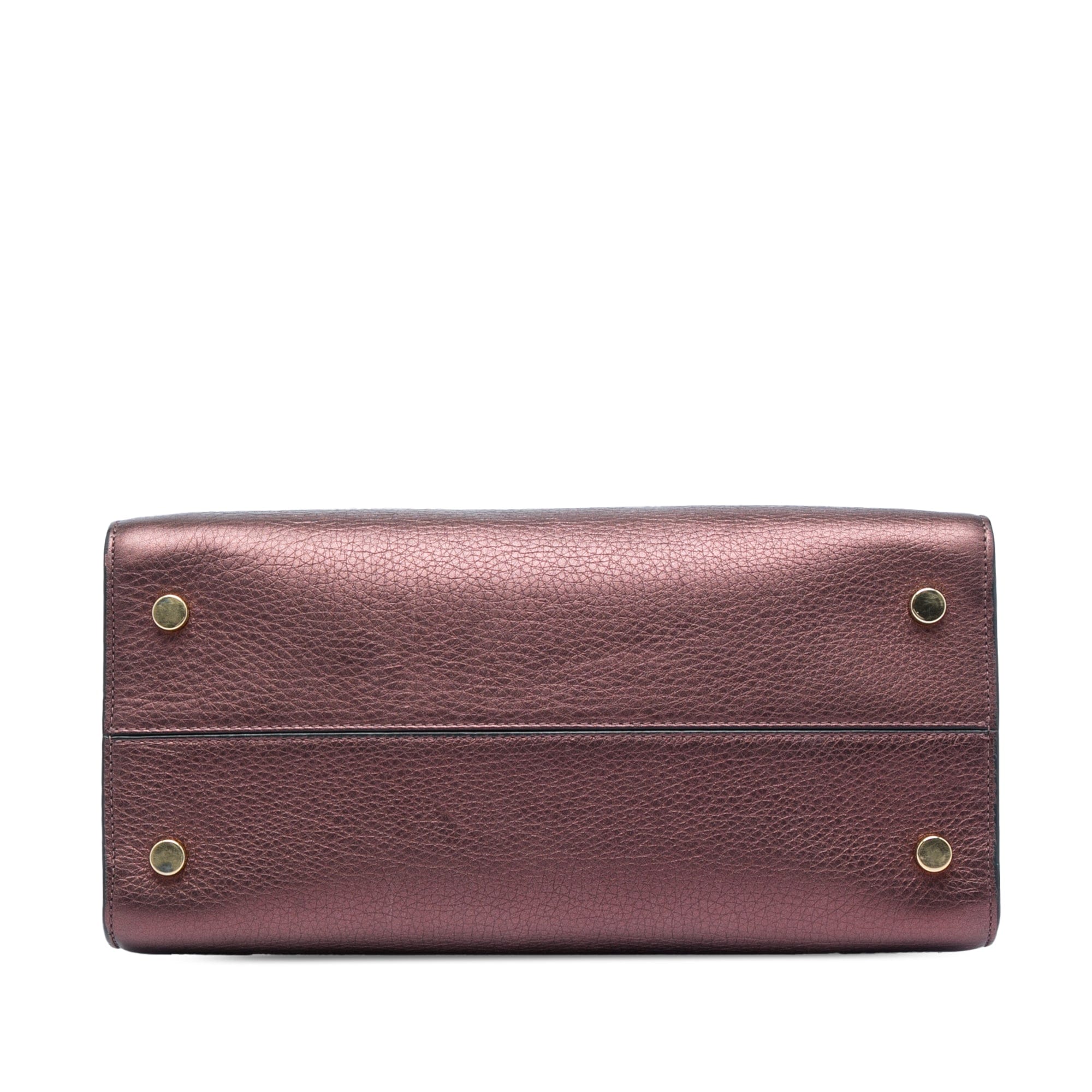 Dior Medium Metallic Grained Calfskin Diorever Satchel
