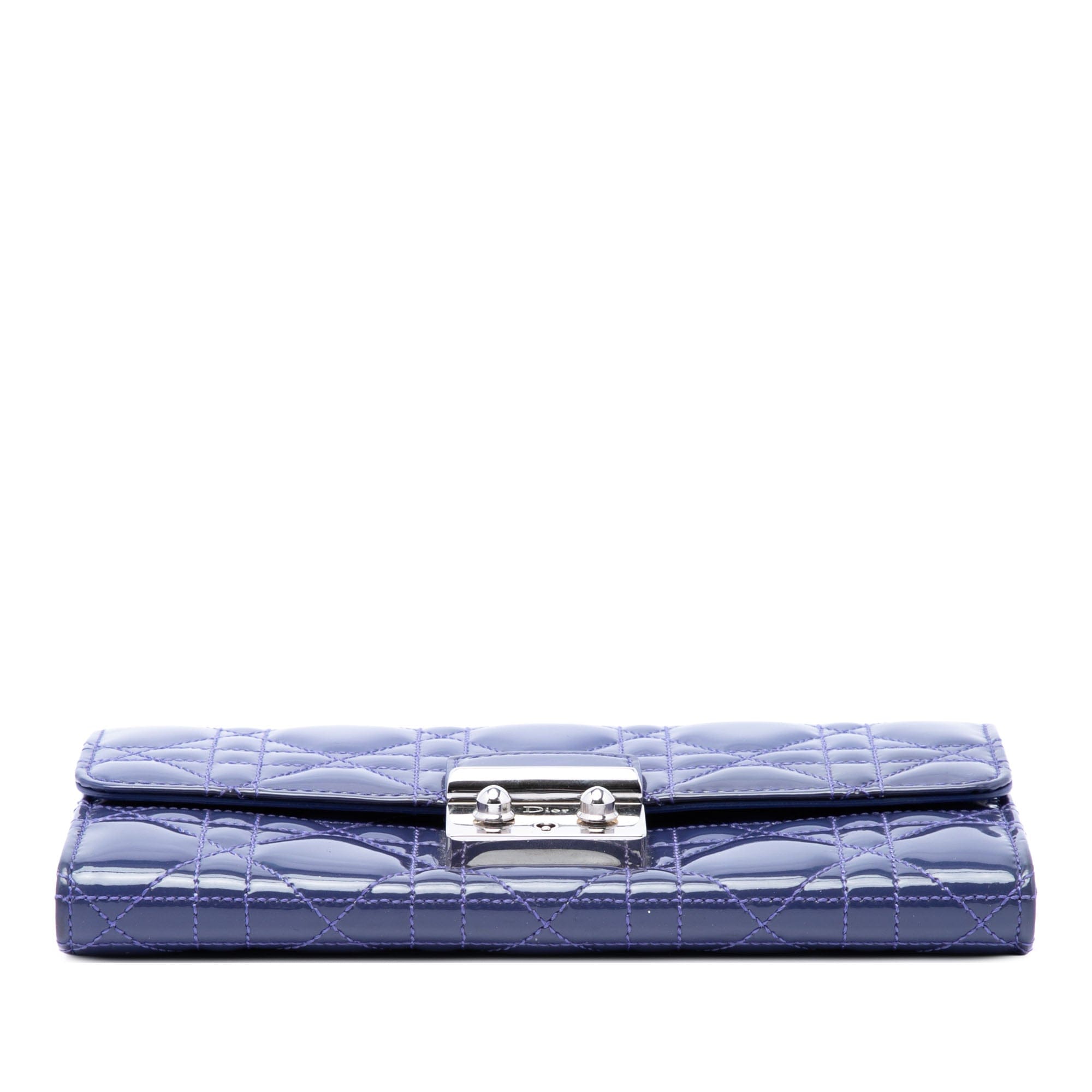 Dior Patent Cannage Miss Dior Wallet on Chain
