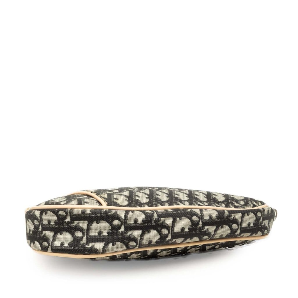 Dior Mini Diorissimo Coated Canvas Saddle Pochette