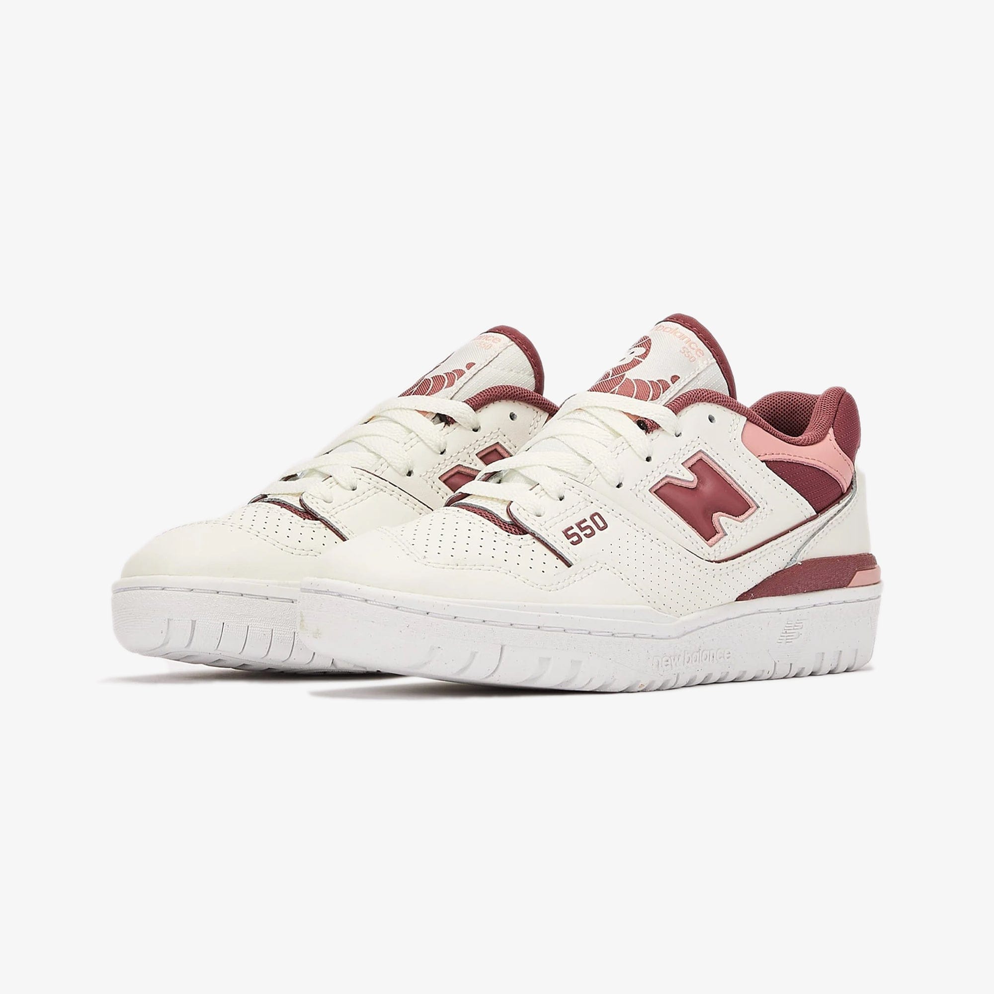 New Balance | BB550 { SEA SALT/BURGUNDY