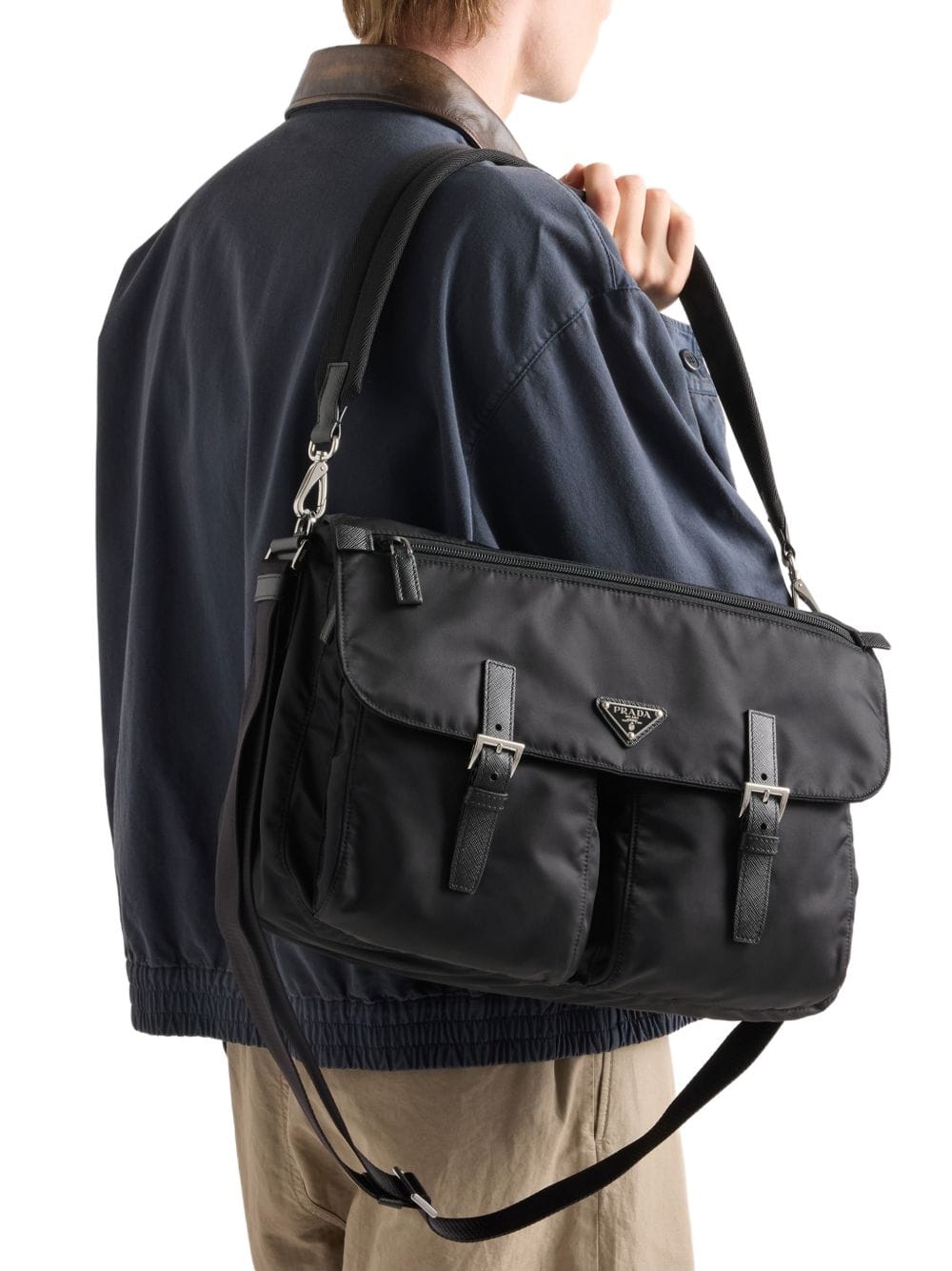 Prada Men Re - Nylon Crossbody Bag