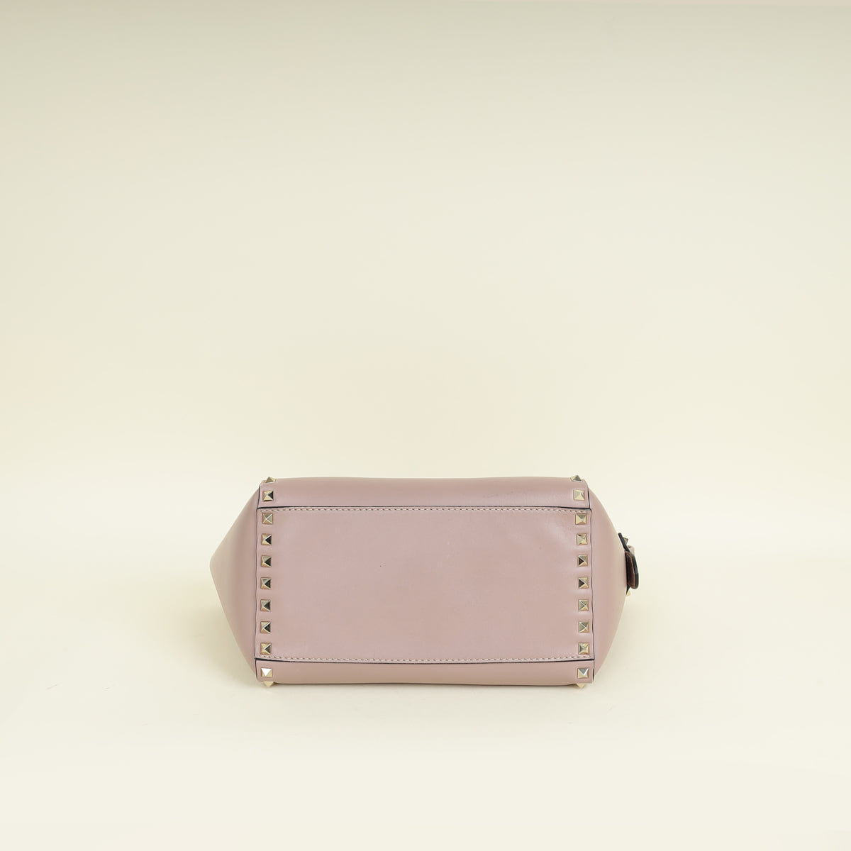 Valentino Poudre Rockstud Double Handle Tote Small Bag