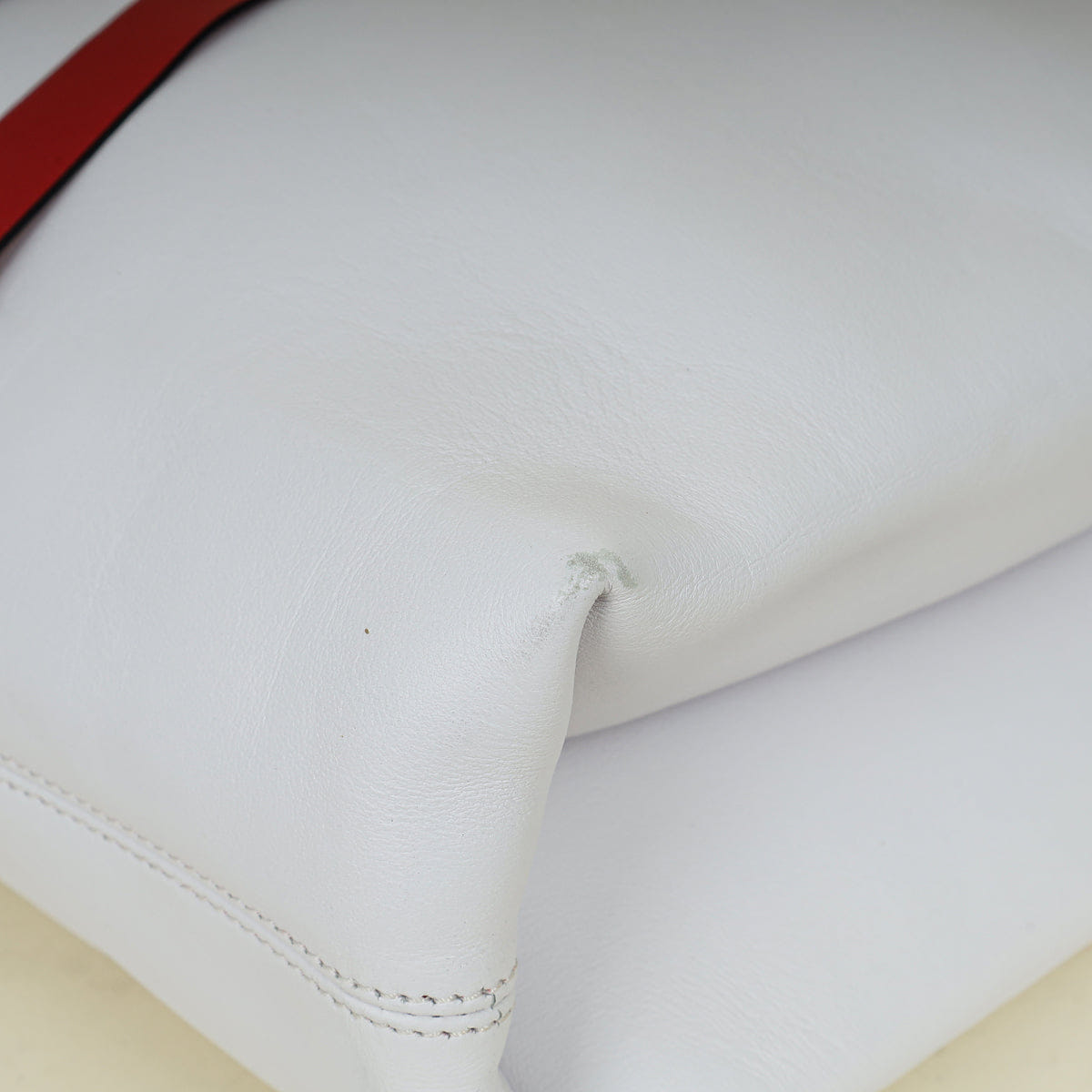 Valentino Bicolor Vring Tote Bag w/ Pouch