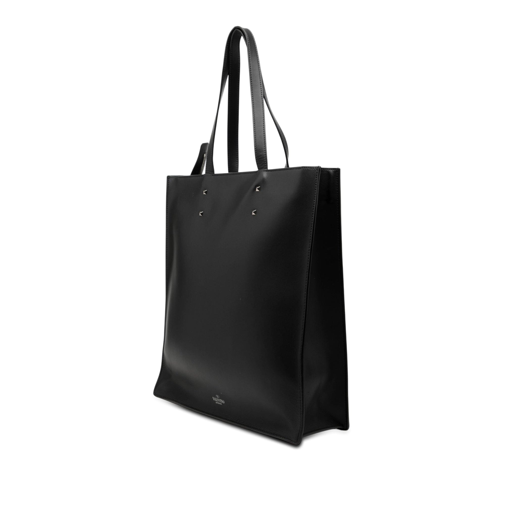 Valentino Calfskin Rockstud VLTN Tote