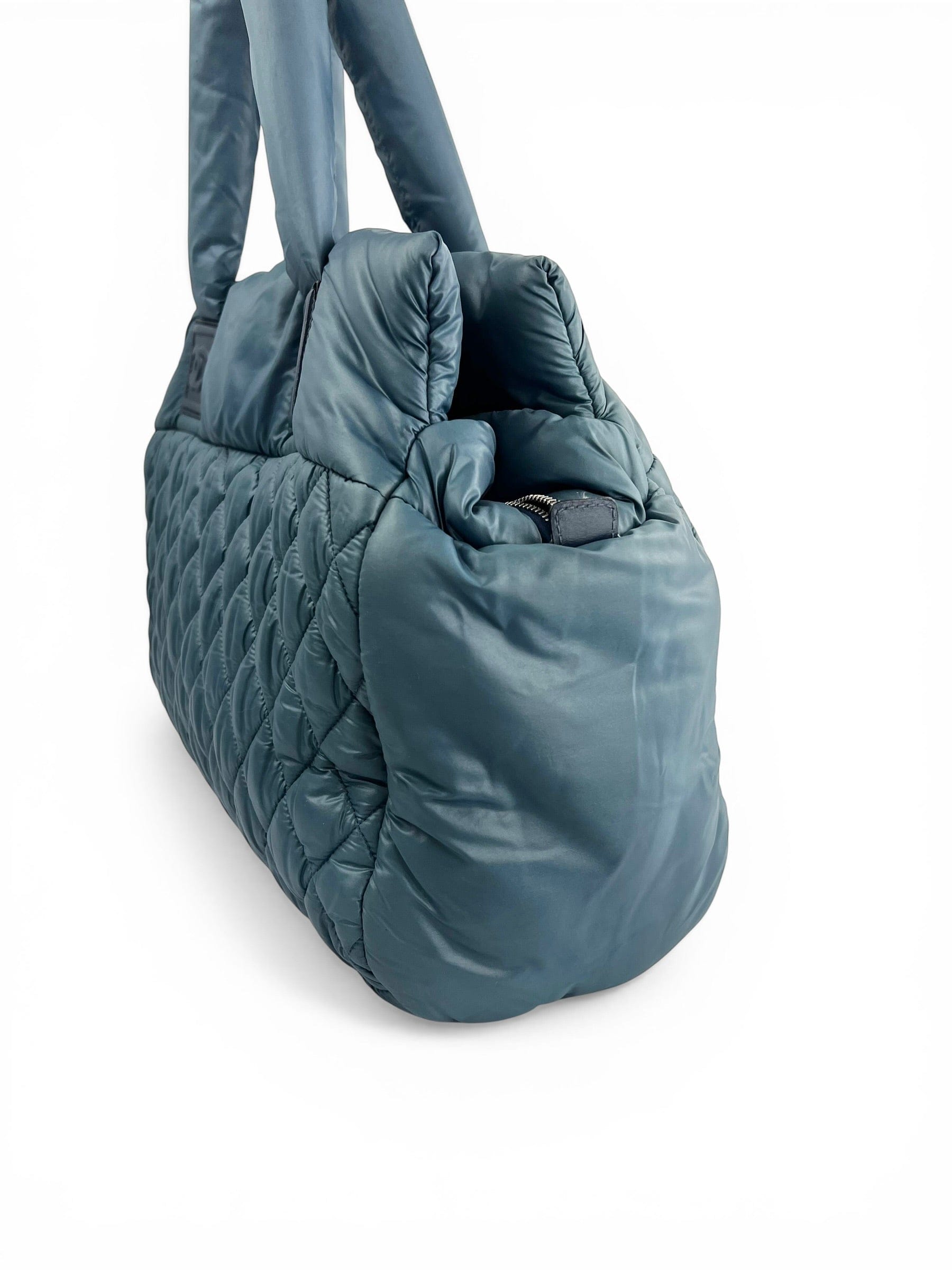 Chanel Blue Coco Cocoon Quilted Nylon Tote