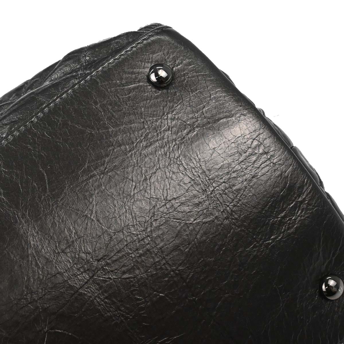 Chanel 2010 - 2011 Metallic Gray Calfskin Chain Me Tote Handbag