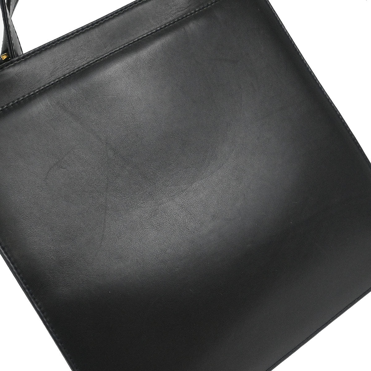 Chanel 1997 - 1999 Black Lambskin Tote Bag