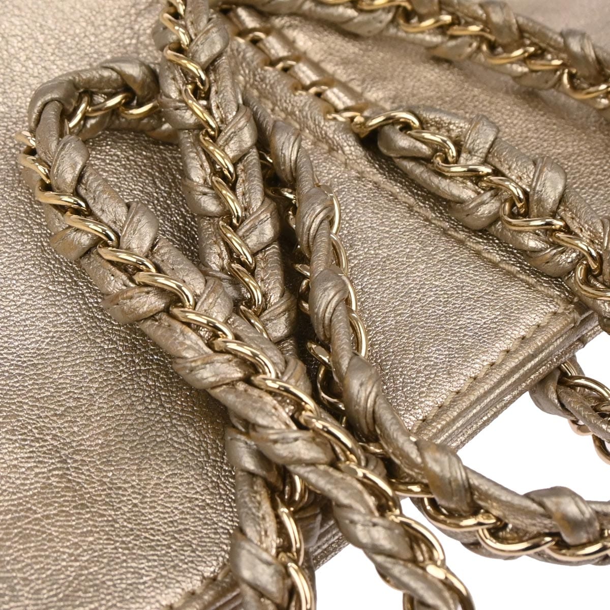 Chanel 2005 - 2006 Gold Calfskin Luxury Line Tote Handbag