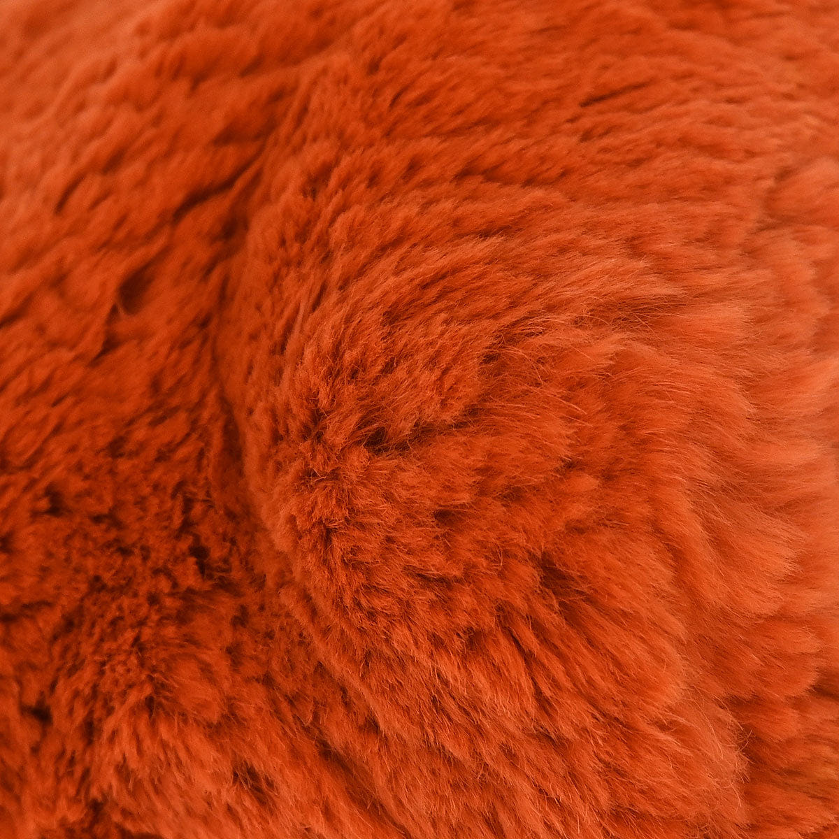 Chanel * 2000 - 2002 Orange Rabbit Fur Tote Chain Handbag