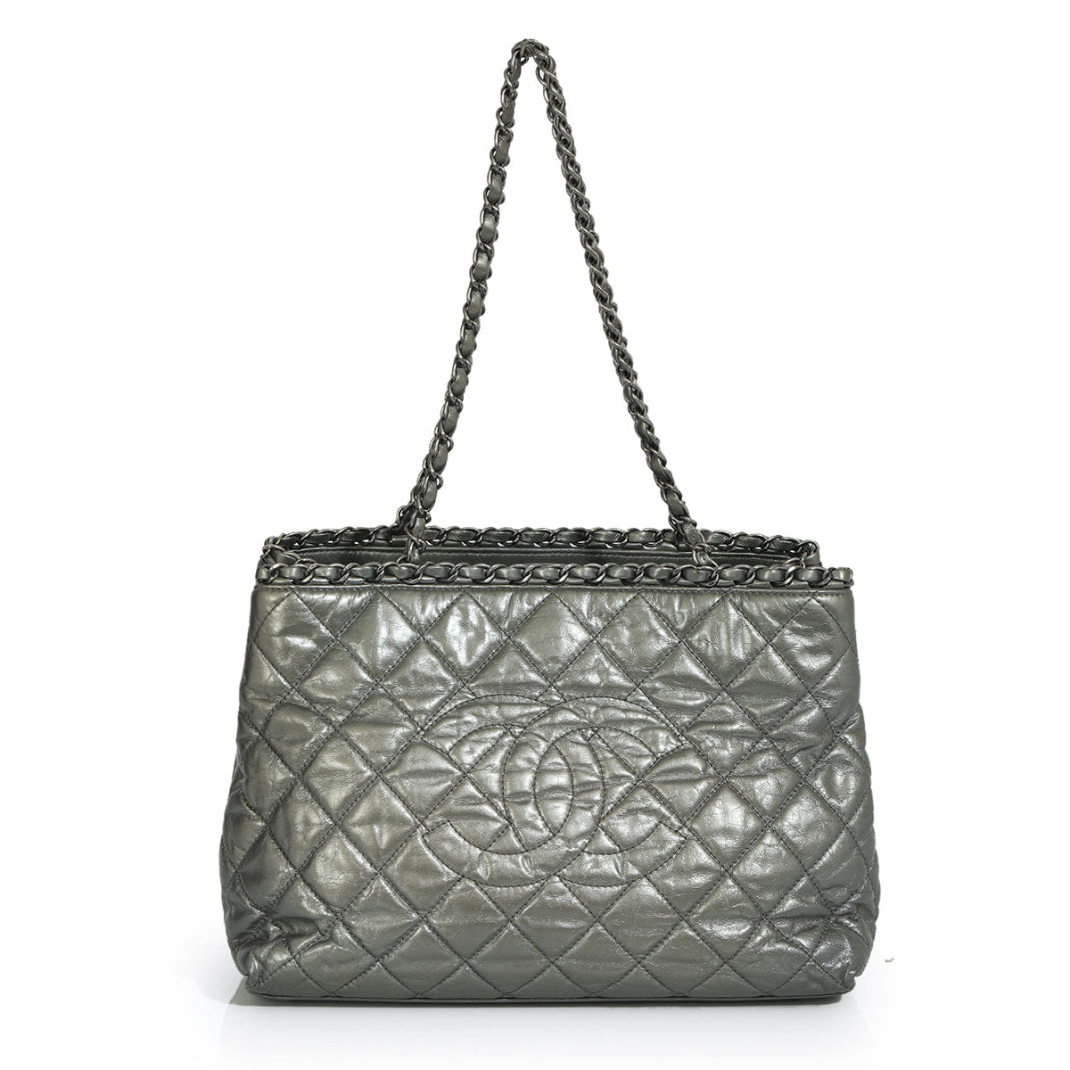 Chanel Chain Me Metallic Tote Bag Medium
