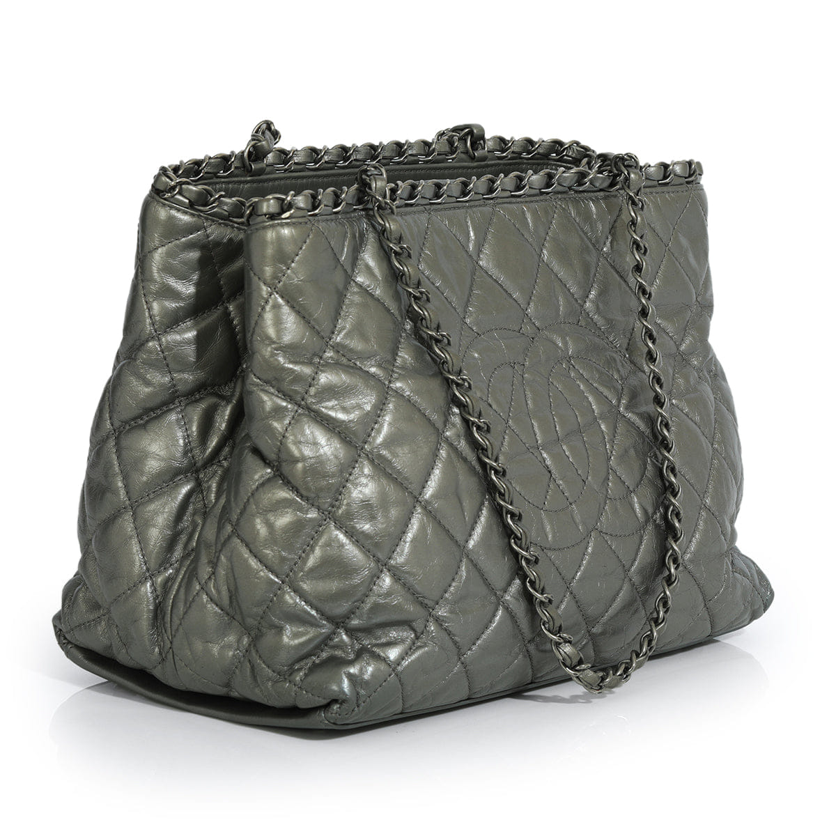 Chanel Chain Me Metallic Tote Bag Medium