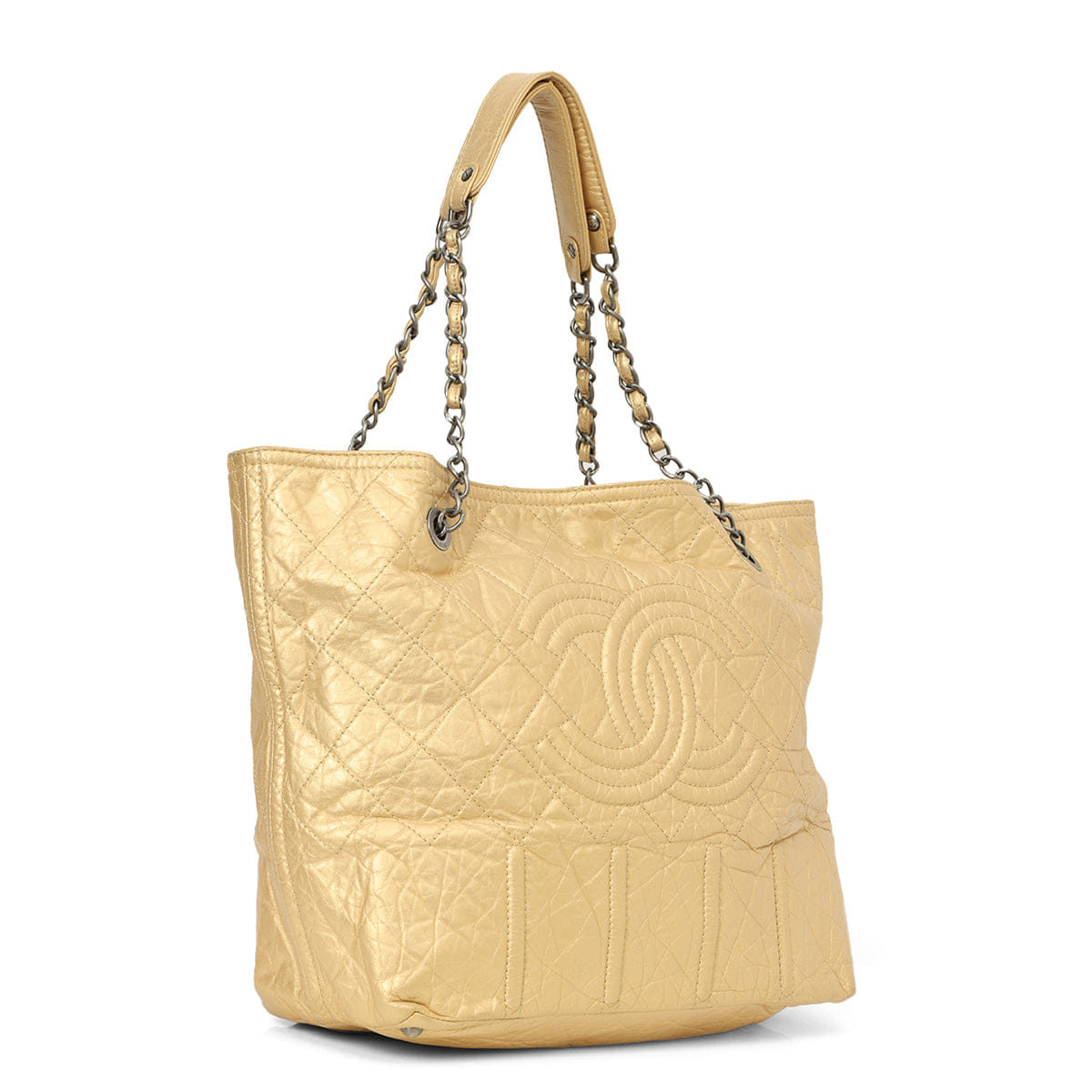 Chanel Chel Moscow Gold Tote Bag