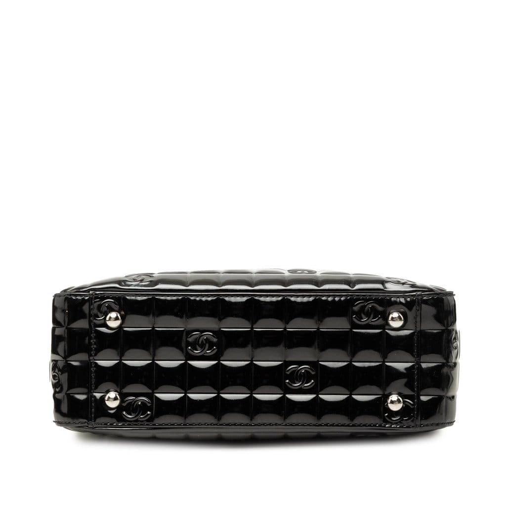 Chanel CC Chocolate Bar Patent Tote