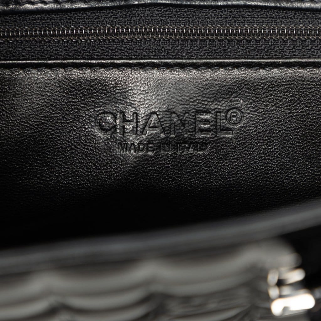 Chanel CC Chocolate Bar Patent Tote