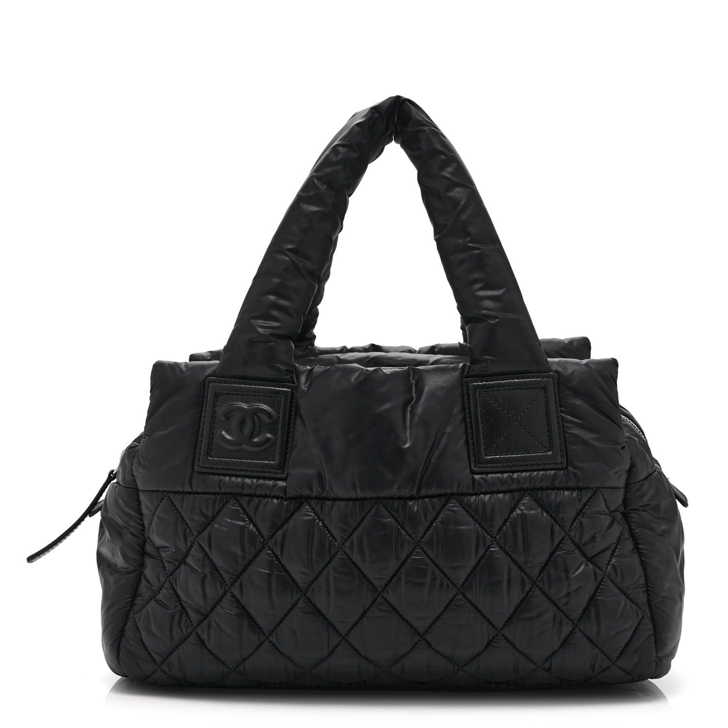 Chanel Nylon Coco Cocoon Zipped Tote Black