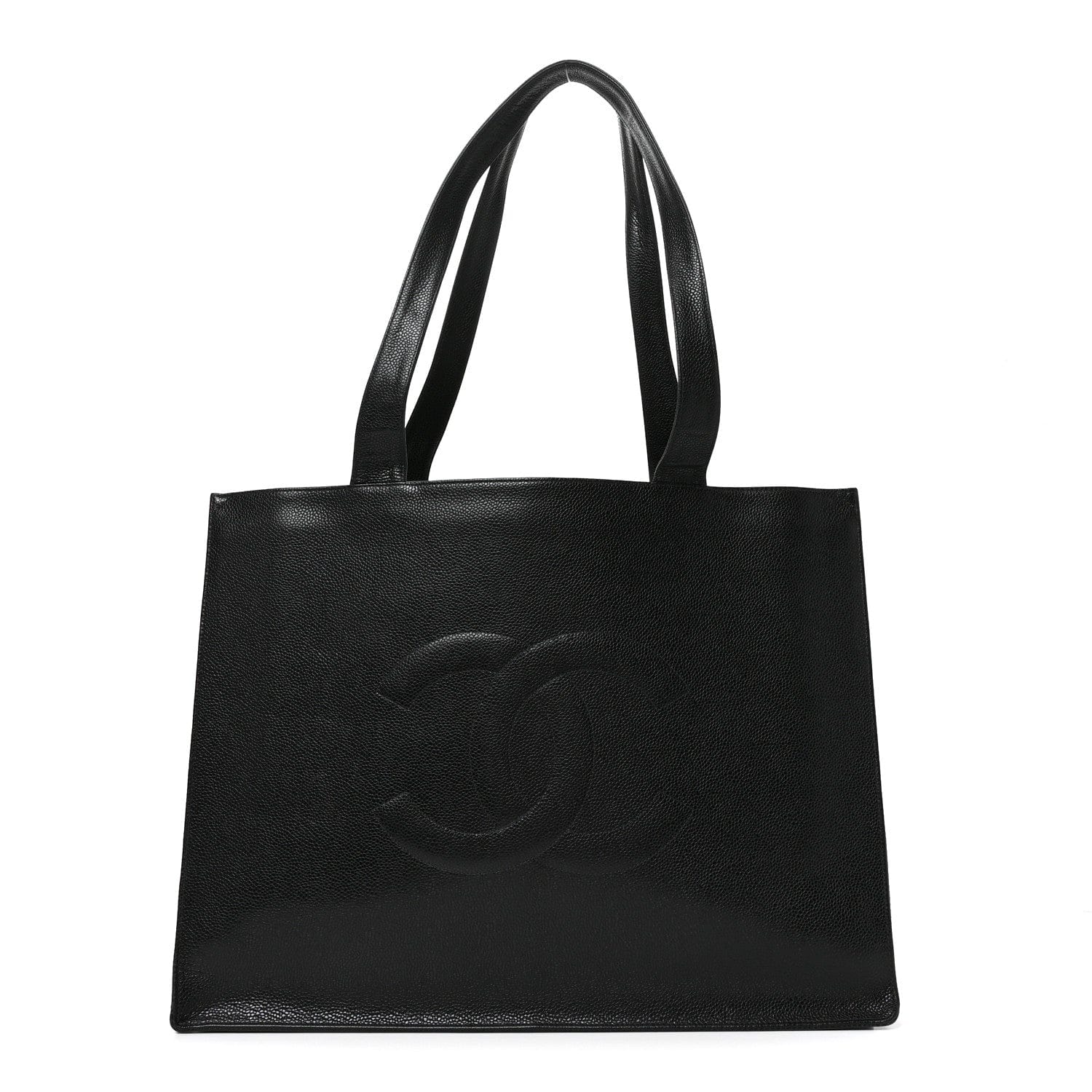 Chanel Caviar CC Tote Black
