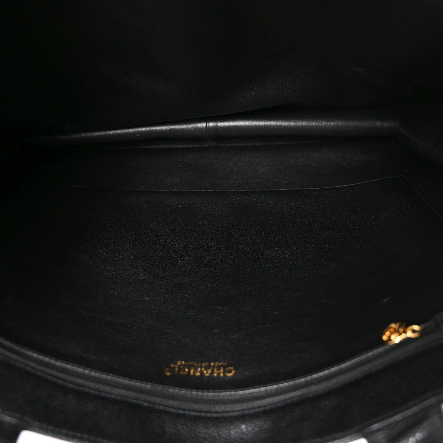 Chanel Caviar CC Tote Black