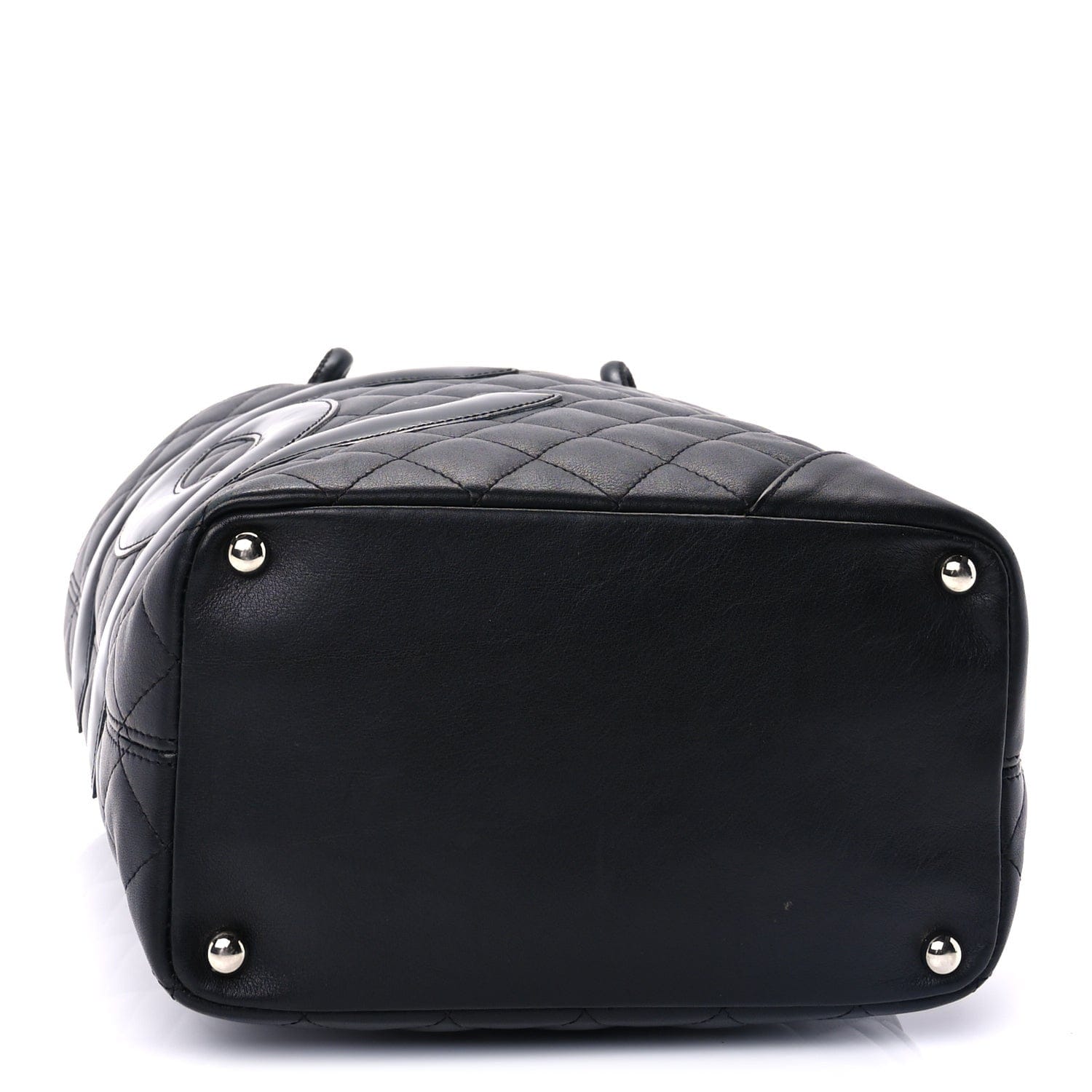 Chanel Calfskin Quilted Medium Cambon Tote Black