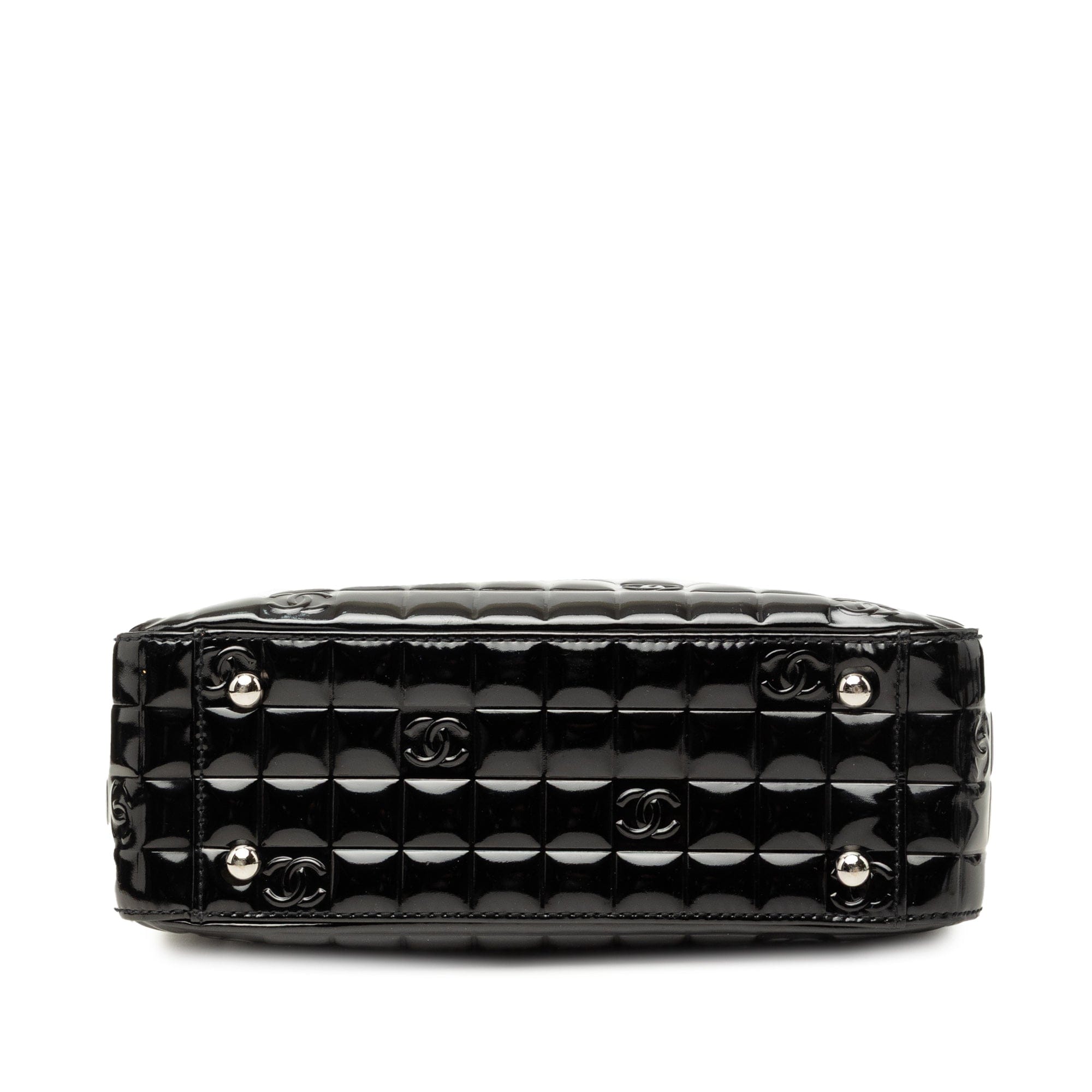 Chanel CC Chocolate Bar Patent Tote
